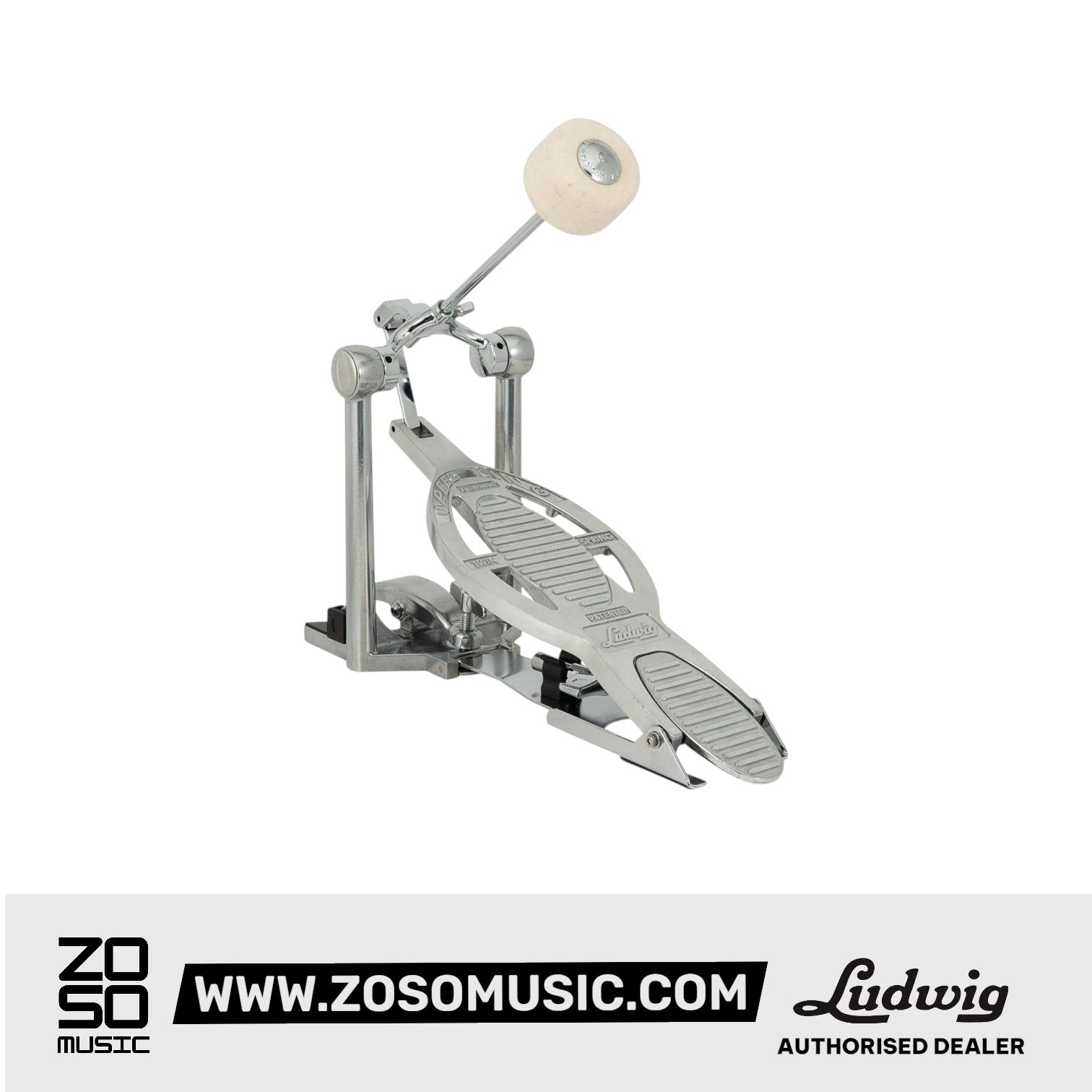 Ludwig L203 Speed King Single Bass Drum Pedal |  LUDWIG |  DRUM-KICK PEDAL |  Zoso Music
