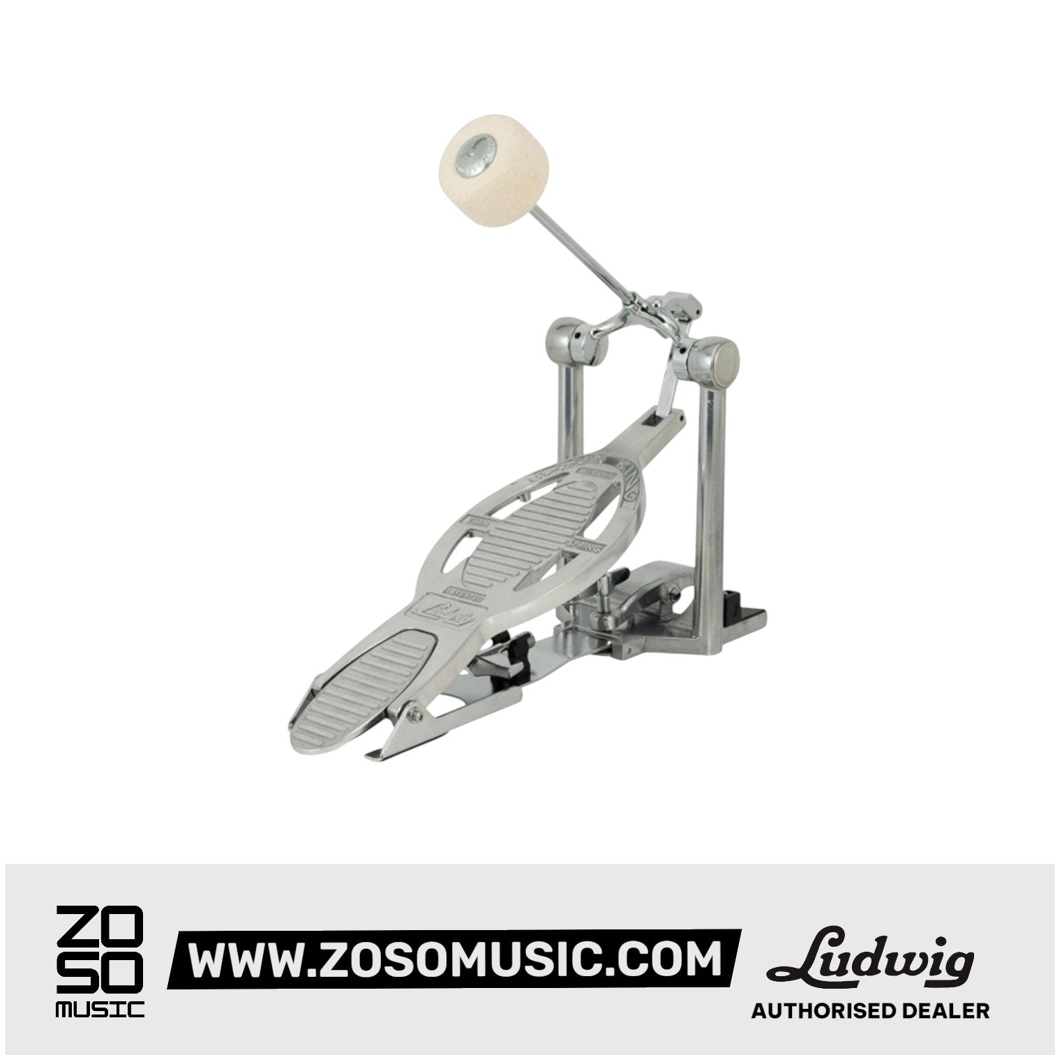 Ludwig L203 Speed King Single Bass Drum Pedal |  LUDWIG |  DRUM-KICK PEDAL |  Zoso Music