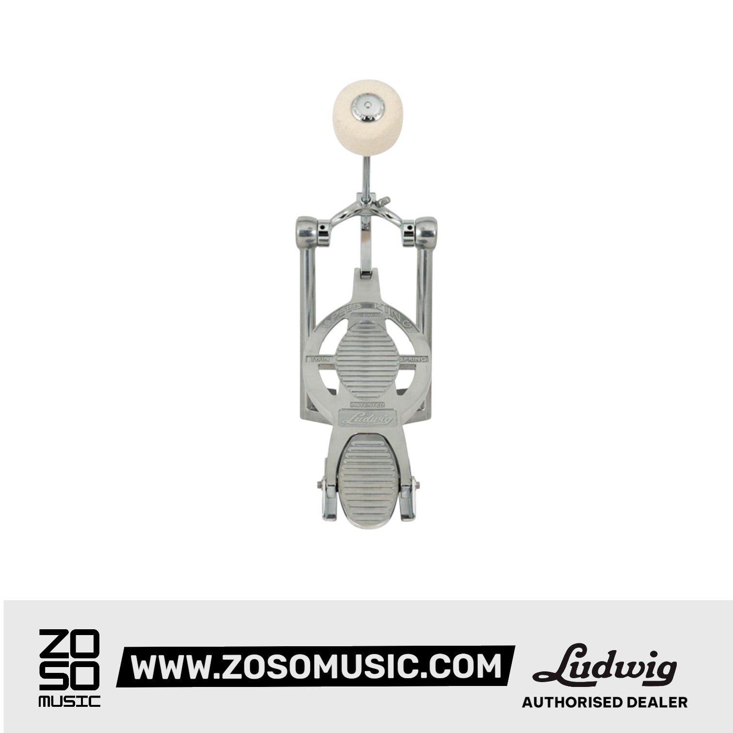 Ludwig L203 Speed King Single Bass Drum Pedal |  LUDWIG |  DRUM-KICK PEDAL |  Zoso Music