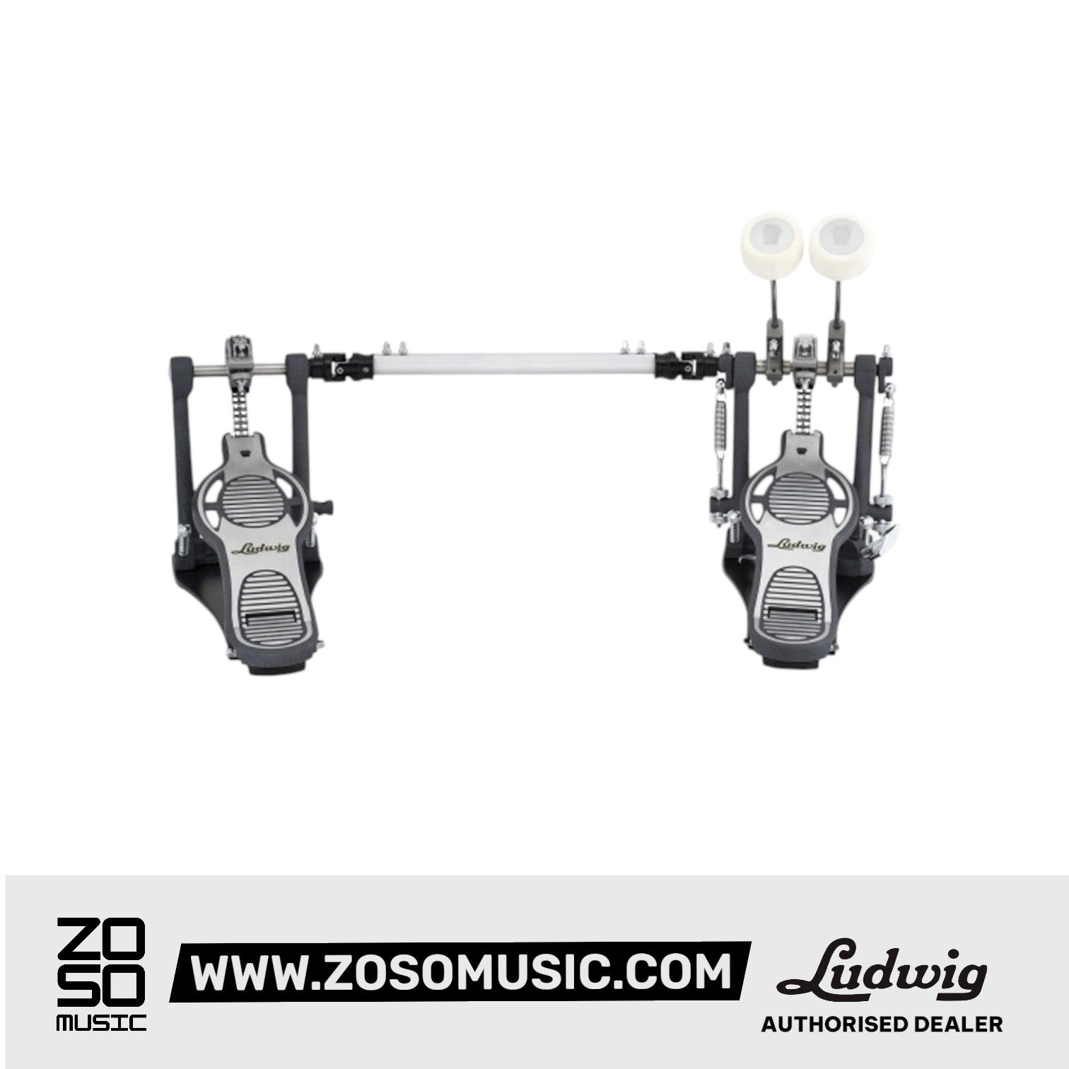 Ludwig L205SF Speed Flyer Double Pedal |  LUDWIG |  DRUM-KICK PEDAL |  Zoso Music