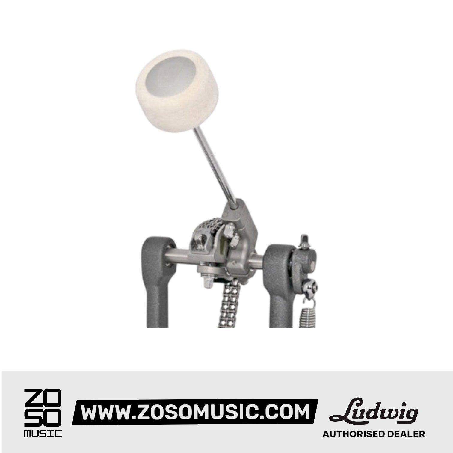 Ludwig L205SF Speed Flyer Double Pedal |  LUDWIG |  DRUM-KICK PEDAL |  Zoso Music