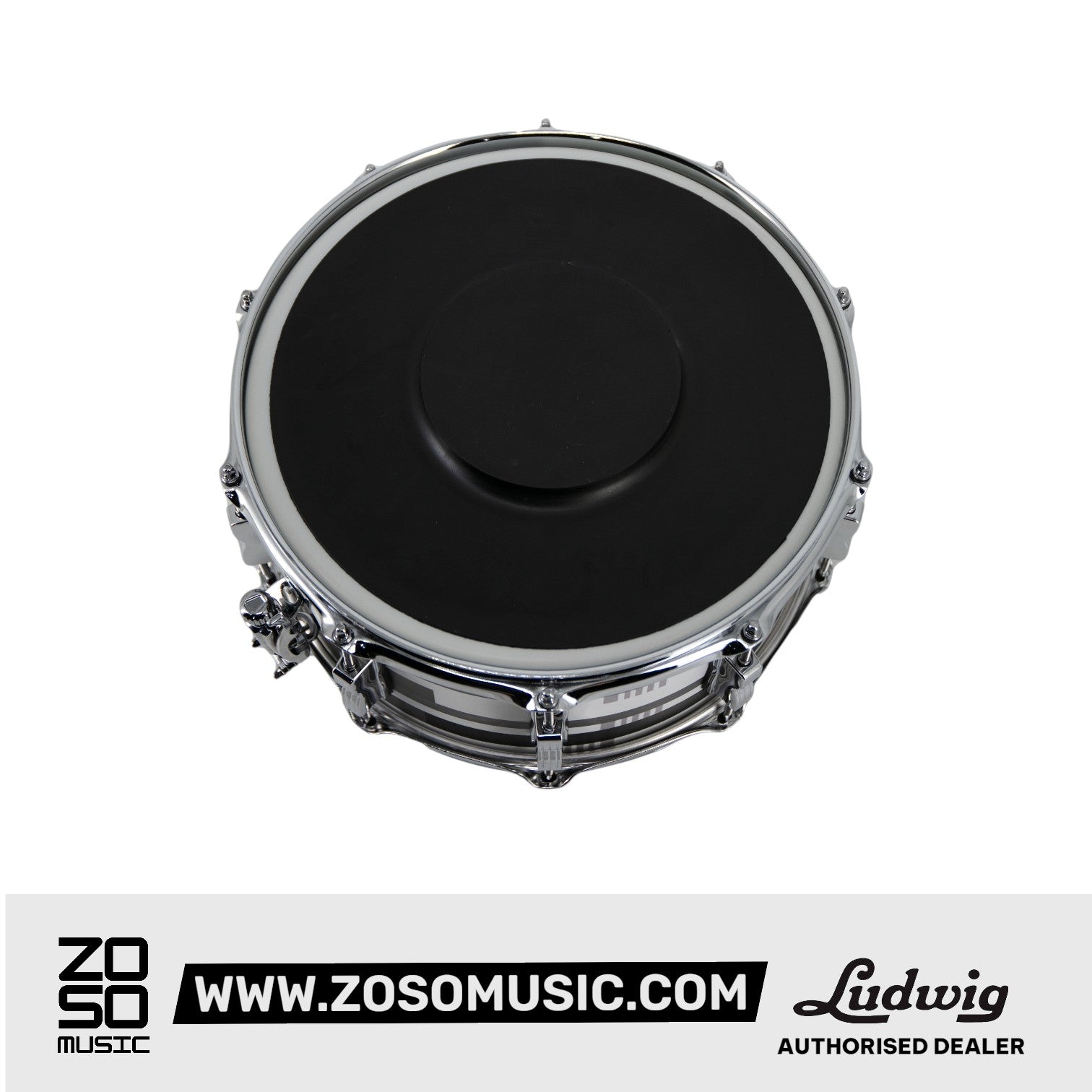Ludwig L382 13inch Speedex Rubber Vacuum Practice Pad |  LUDWIG |  DRUM-KICK PAD |  Zoso Music