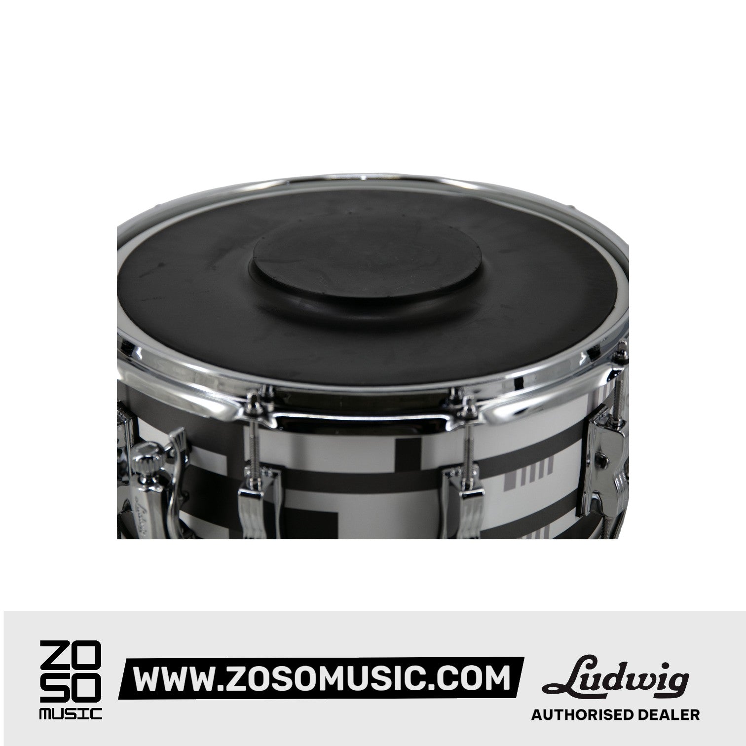 Ludwig L382 13inch Speedex Rubber Vacuum Practice Pad |  LUDWIG |  DRUM-KICK PAD |  Zoso Music