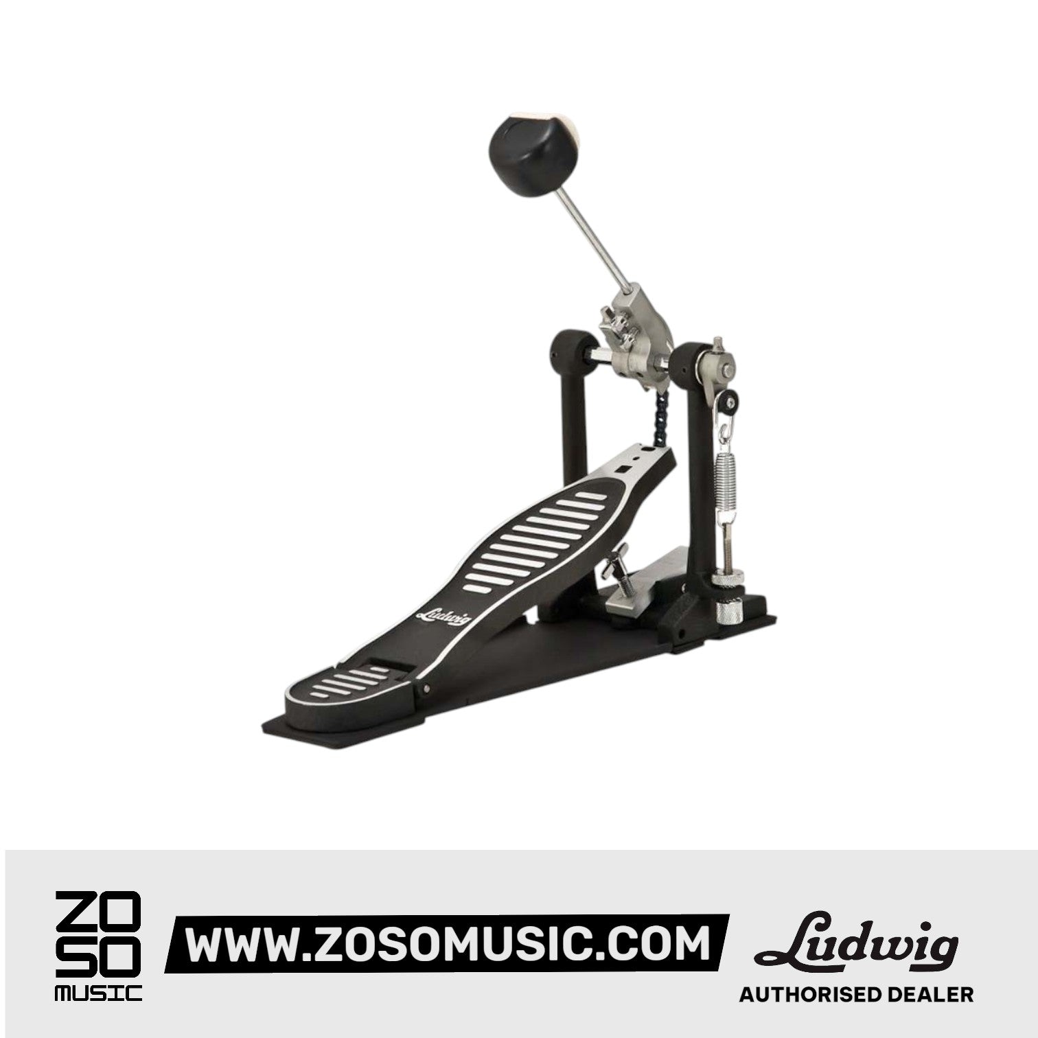 Ludwig L415FPR 400 Series Single Bass Pedal |  LUDWIG |  DRUM-KICK PEDAL |  Zoso Music