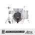 Ludwig LC19015 Accent Fuse 5-Piece Drums Set w/Hardware+Throne+Cymbal, Silver Sparkle |  LUDWIG |  DRUM-ACOUSTIC |  Zoso Music