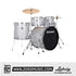 Ludwig LC19515 Accent Drive 5-Piece Drums Set w/Hardware+Throne+Cymbal, Silver Sparkle |  LUDWIG |  DRUM-ACOUSTIC |  Zoso Music