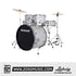Ludwig LC19515 Accent Drive 5-Piece Drums Set w/Hardware+Throne+Cymbal, Silver Sparkle |  LUDWIG |  DRUM-ACOUSTIC |  Zoso Music