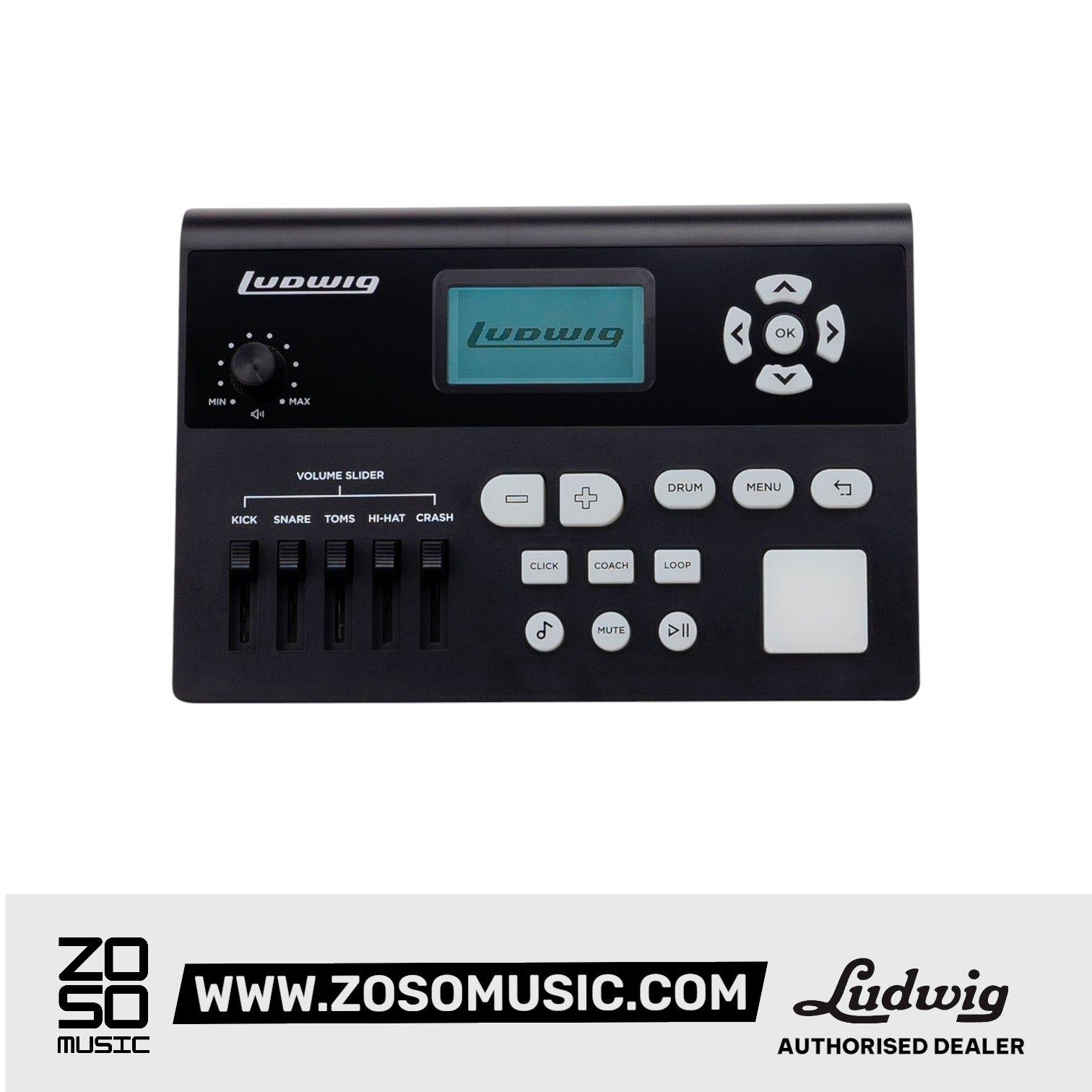 Ludwig LED102 Verse EX Electronic Drum Kit |  LUDWIG |  DRUM-ELECTRONIC |  Zoso Music