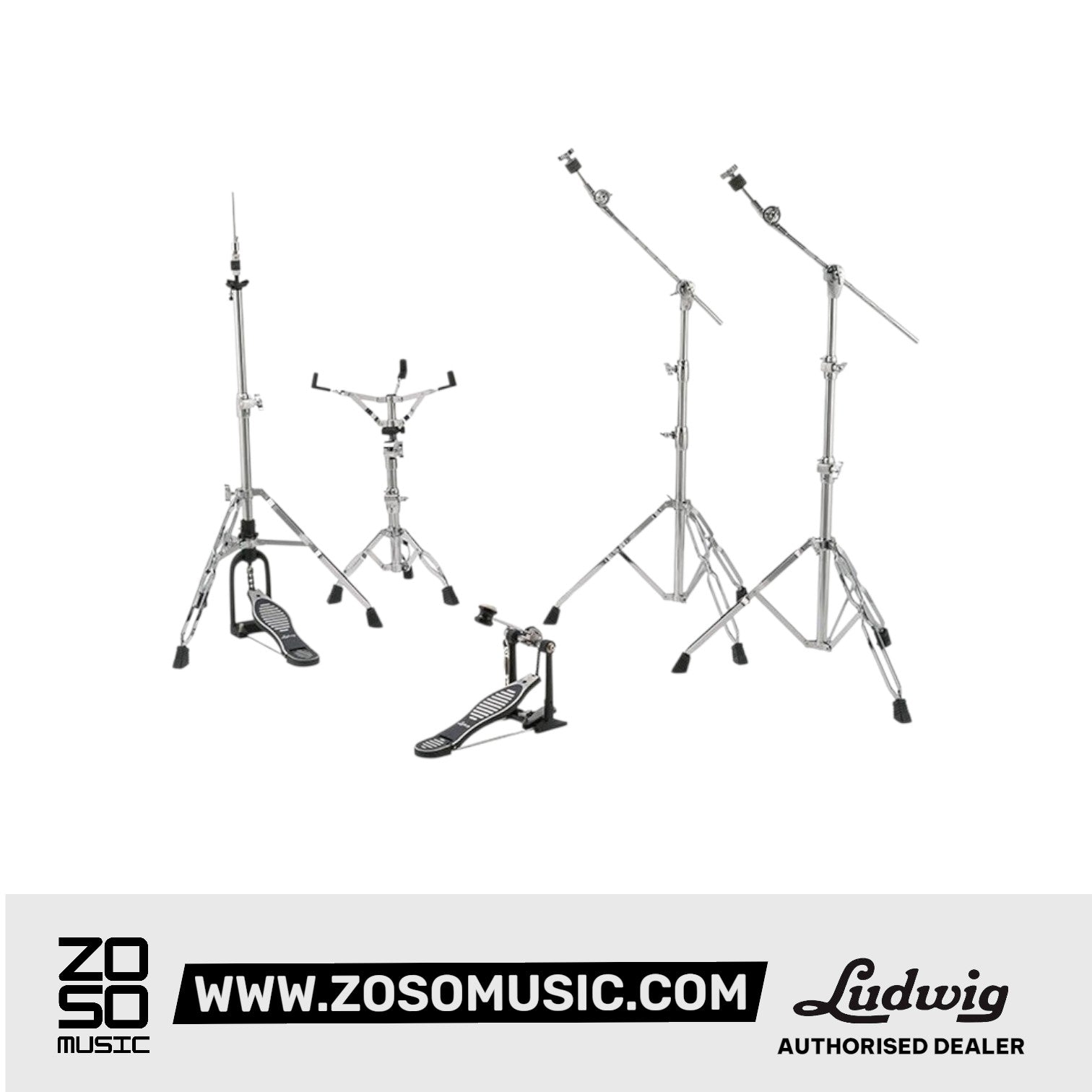 Ludwig LEVOPACKDIR Evolution Hardware Pack |  LUDWIG |  DRUM-SNARE DRUM |  Zoso Music