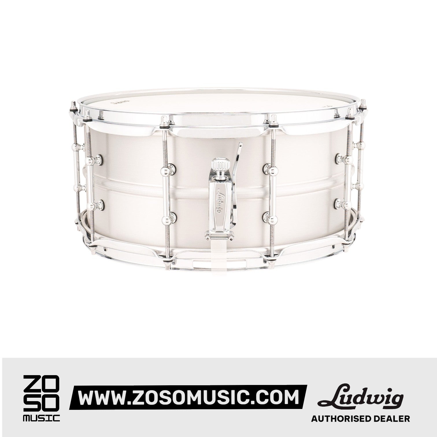 Ludwig LM405CT 6.5x14inch Acrolite Snare Drum w/Tube Lugs |  LUDWIG |  DRUM-SNARE DRUM |  Zoso Music