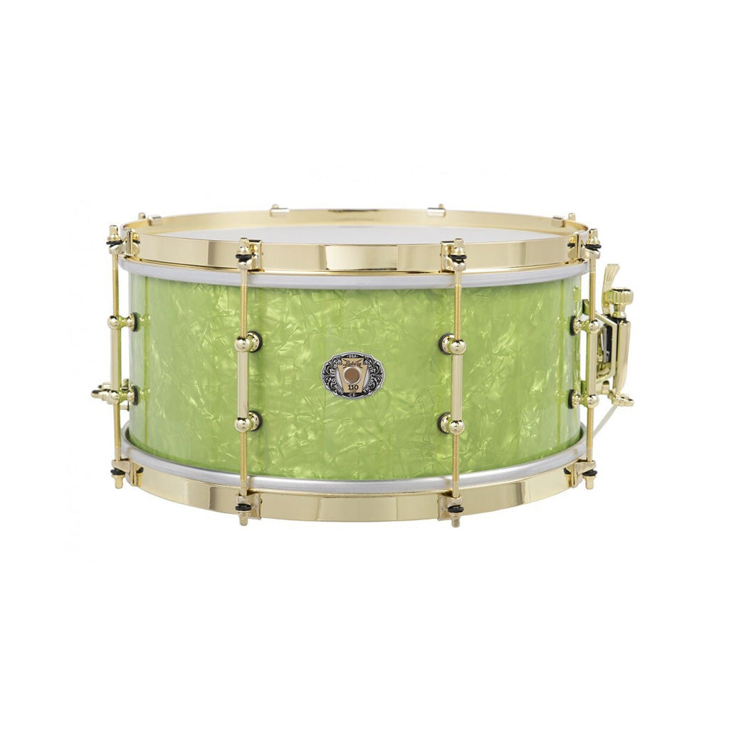 Ludwig LS403TXEPB 6.5x14inch Classic Maple Vintage Snare Drum, Emerald Pearl
