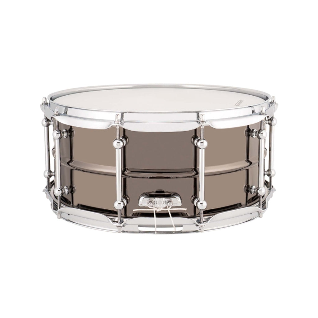 Ludwig LU6514C 6.5x14inch Universal Brass Snare, Black Nickel Plated Shell