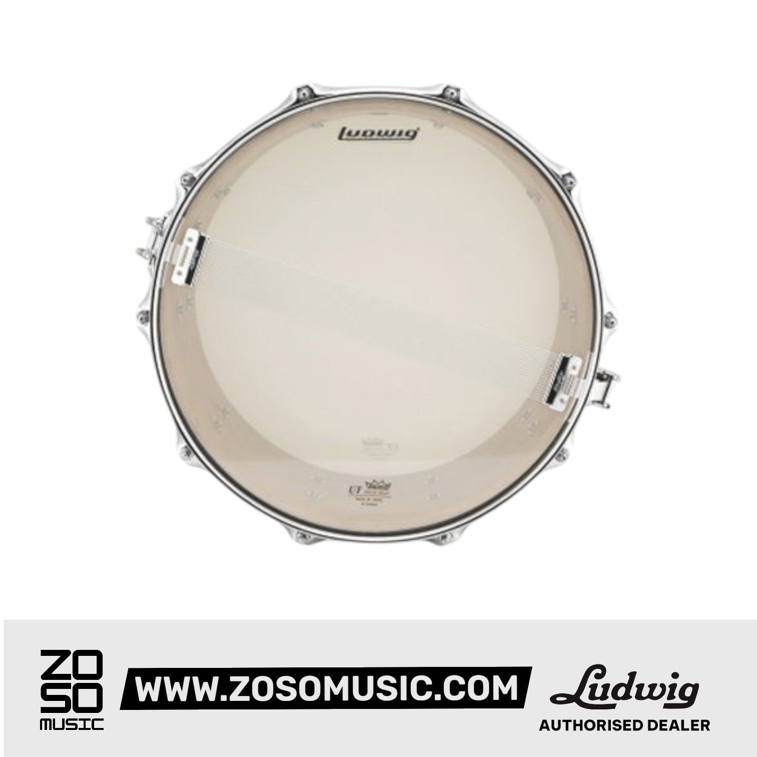 Ludwig LU6514CH 6.5x14inch Universal Wood Snare Drum, Cherry |  LUDWIG |  DRUM-SNARE DRUM |  Zoso Music