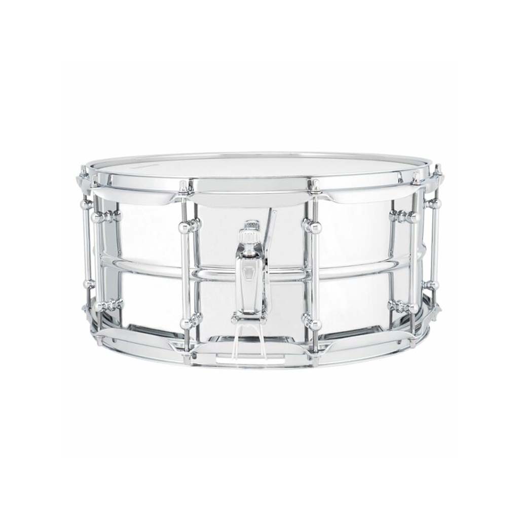 Ludwig LU6514SL 6.5x14inch Supralite Polished Steel Snare Drum