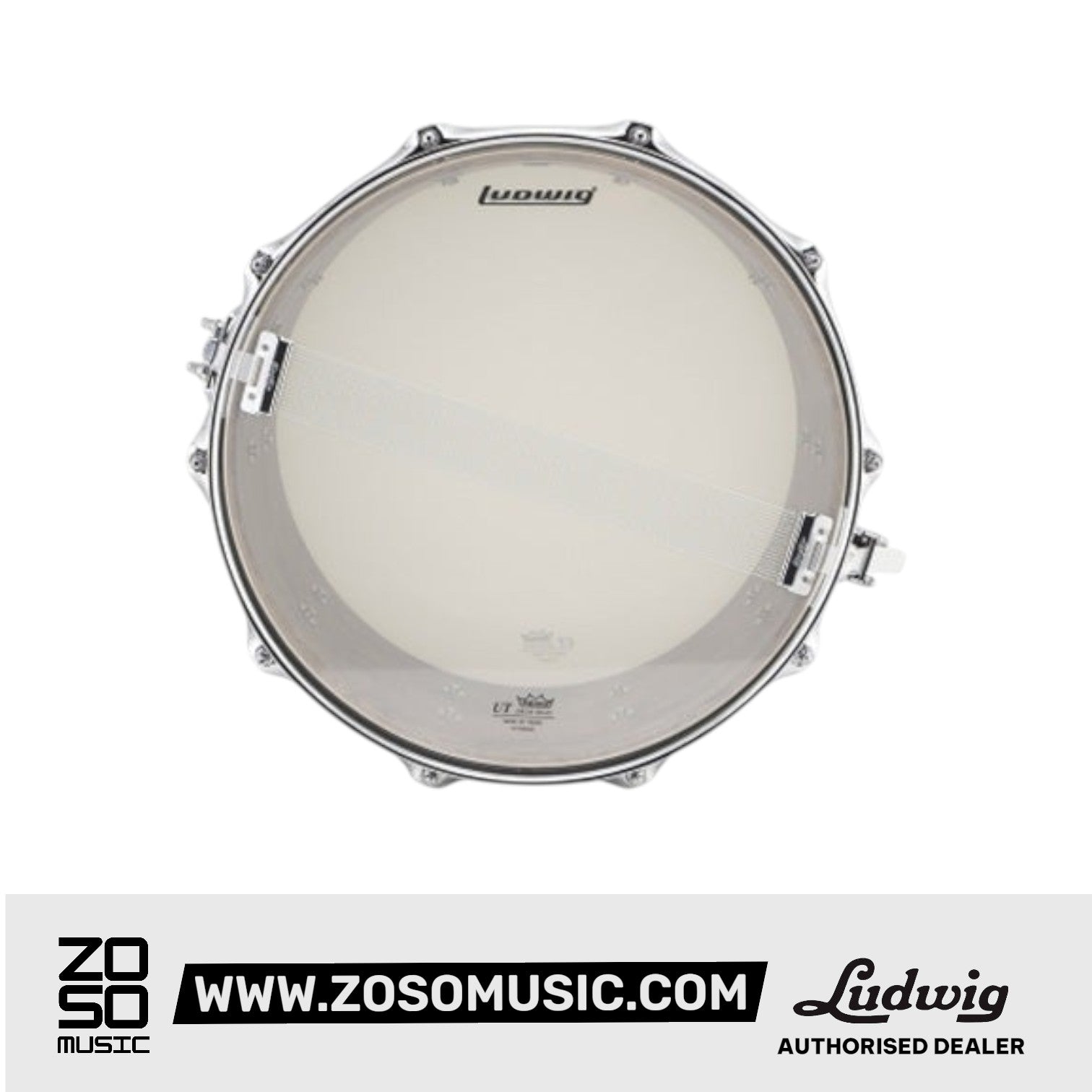 Ludwig LU6514WA 6.5x14inch Universal Wood Snare Drum, Walnut Burl |  LUDWIG |  DRUM-SNARE DRUM |  Zoso Music