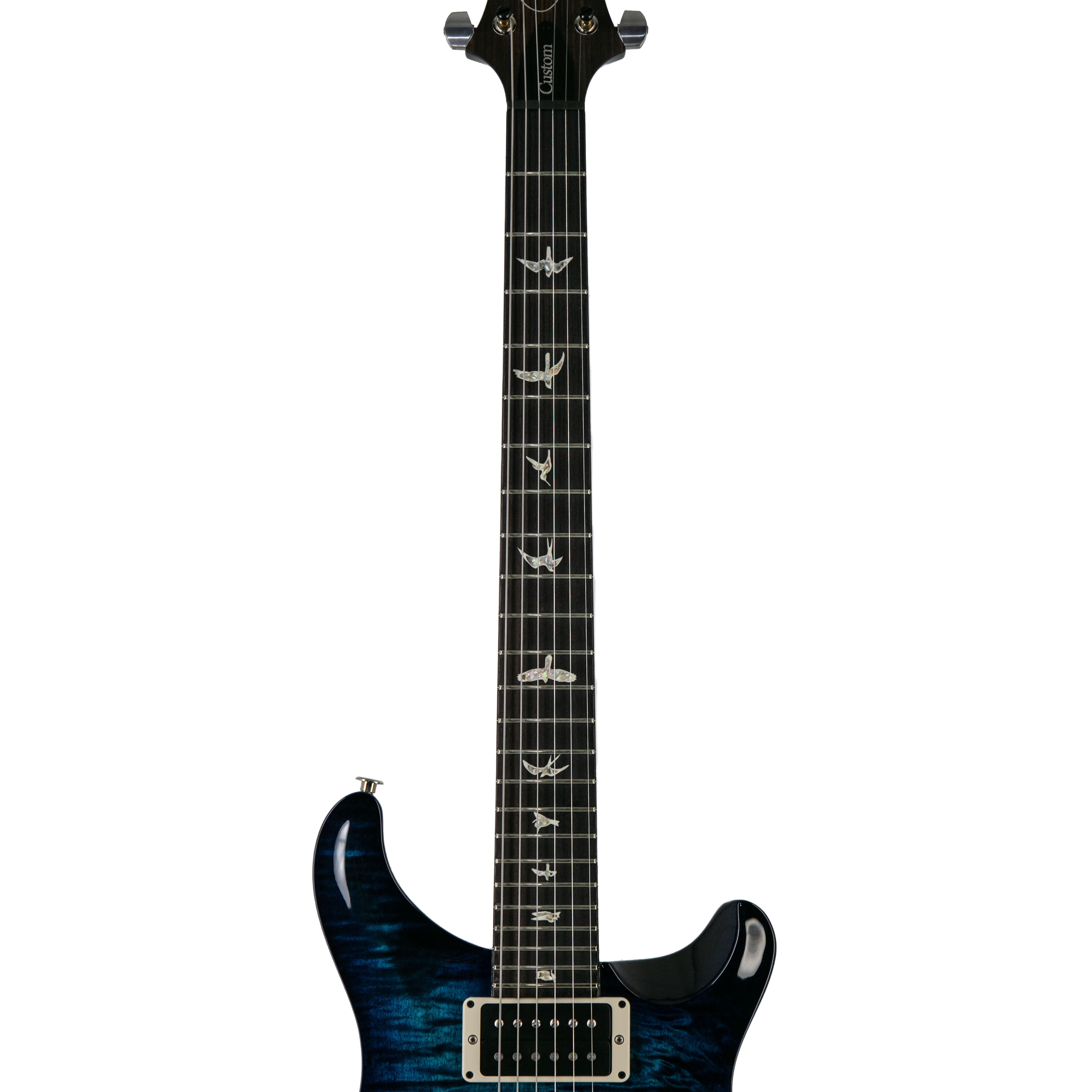 PRS Custom 24 Electric Guitar w/Case, Custom Color, Faded Blue Burst