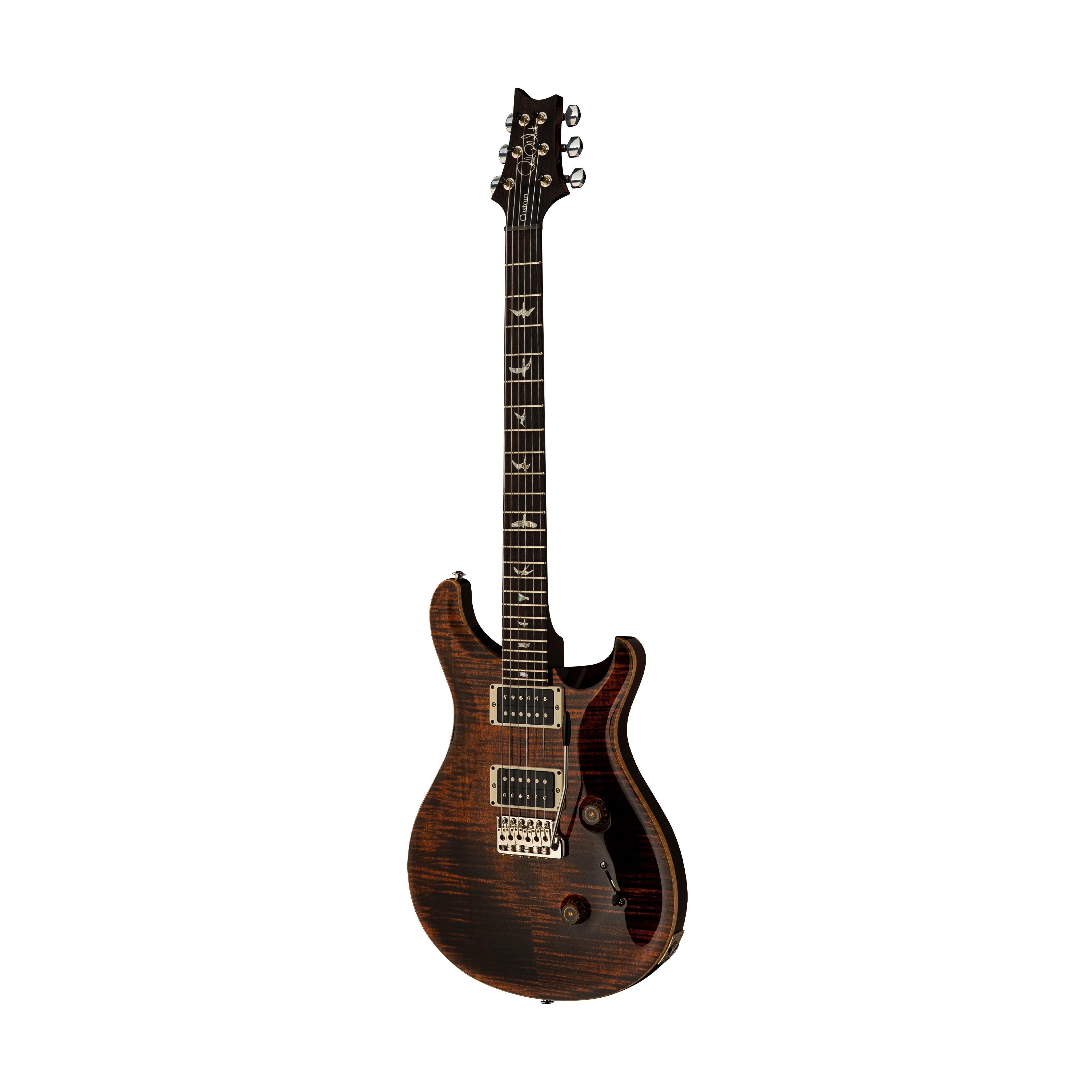 PRS Custom 24 Electric Guitar w/Pattern Thin Neck, Orange Tiger |  PRS |  ELECTRIC GUITAR |  Zoso Music