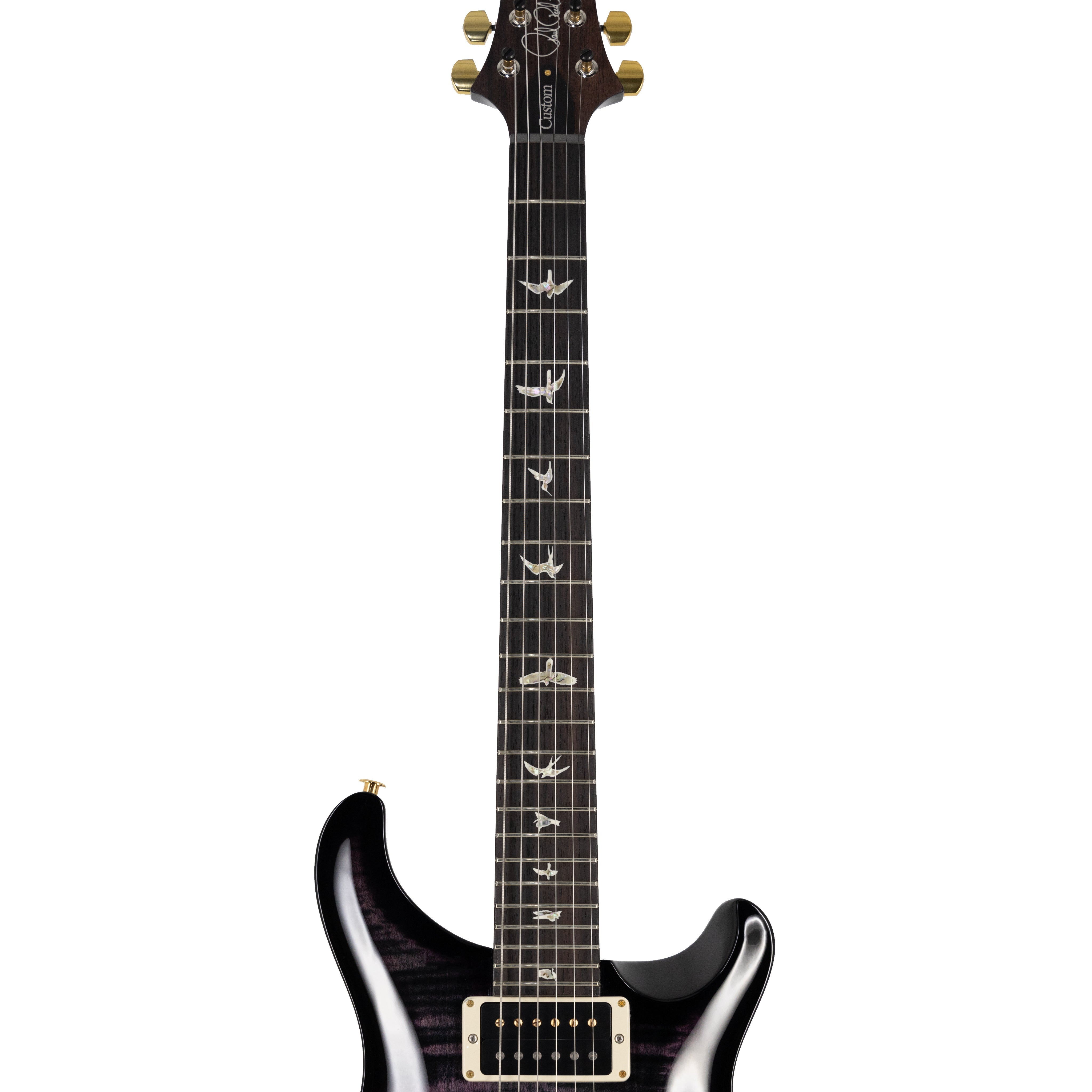 PRS Custom 24 10-Top Electric Guitar, Custom Color, Faded Violet - Zoso Music