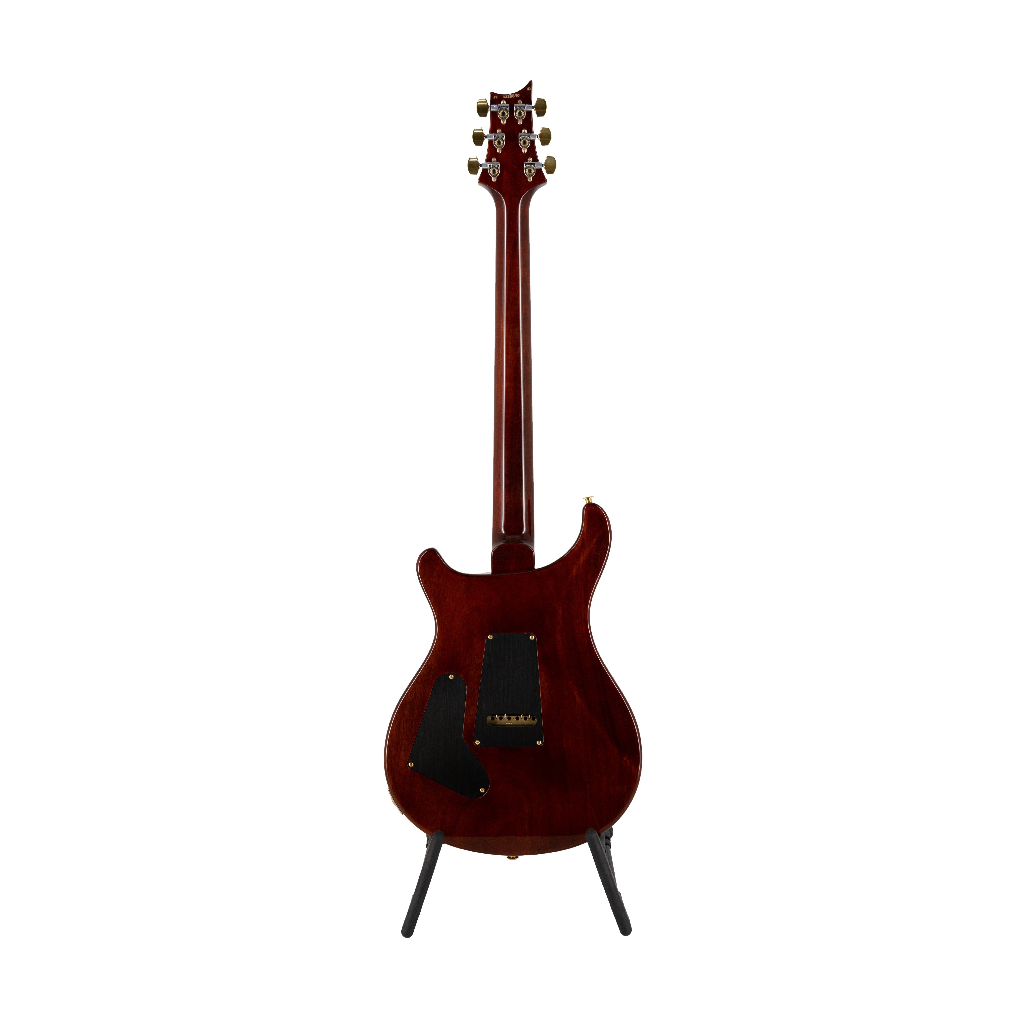 PRS Custom 24 10-Top Electric Guitar, Custom Color, Orange Tiger - Zoso Music
