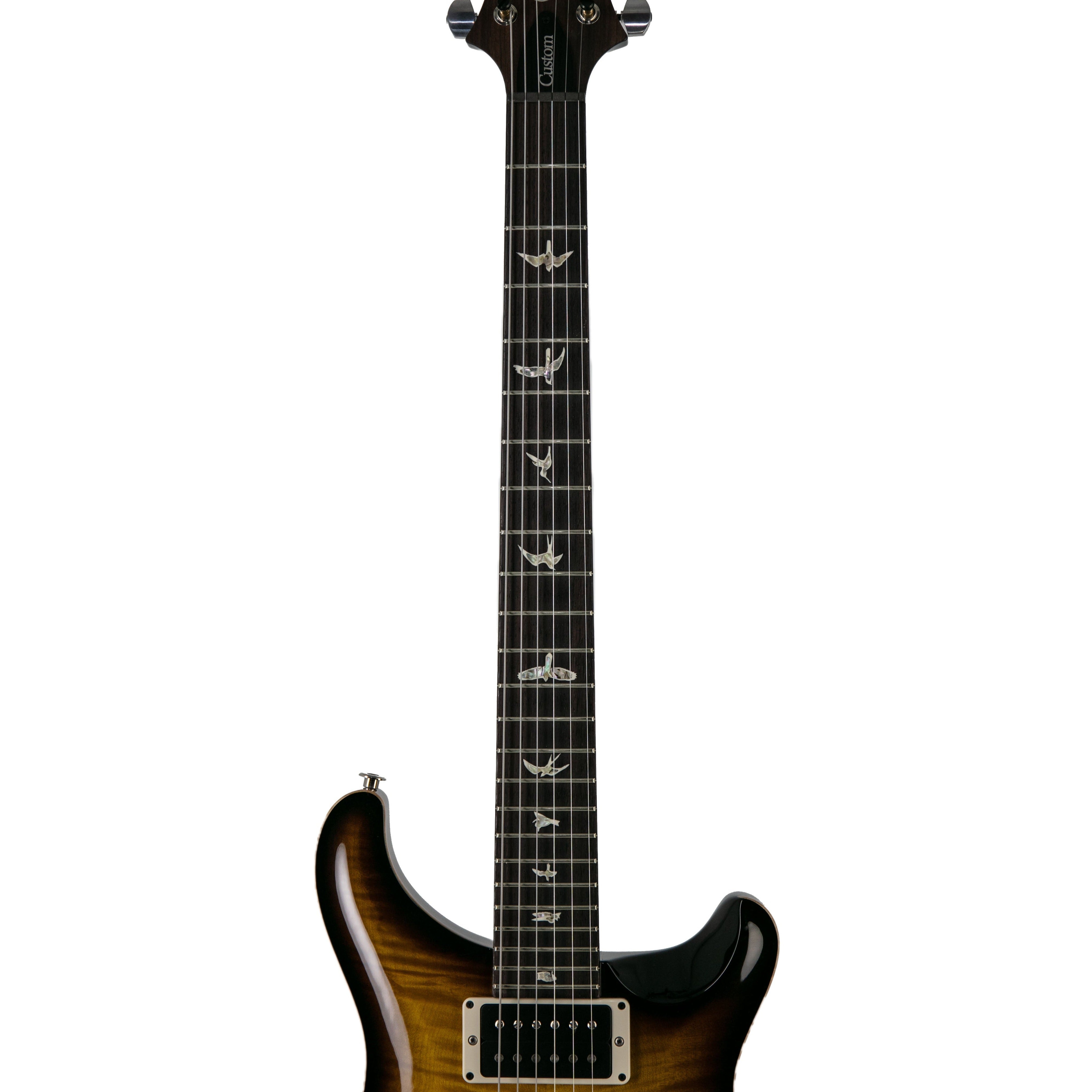 PRS Custom 24 Piezo Electric Guitar w/Case, Custom Color, Black Sunburst