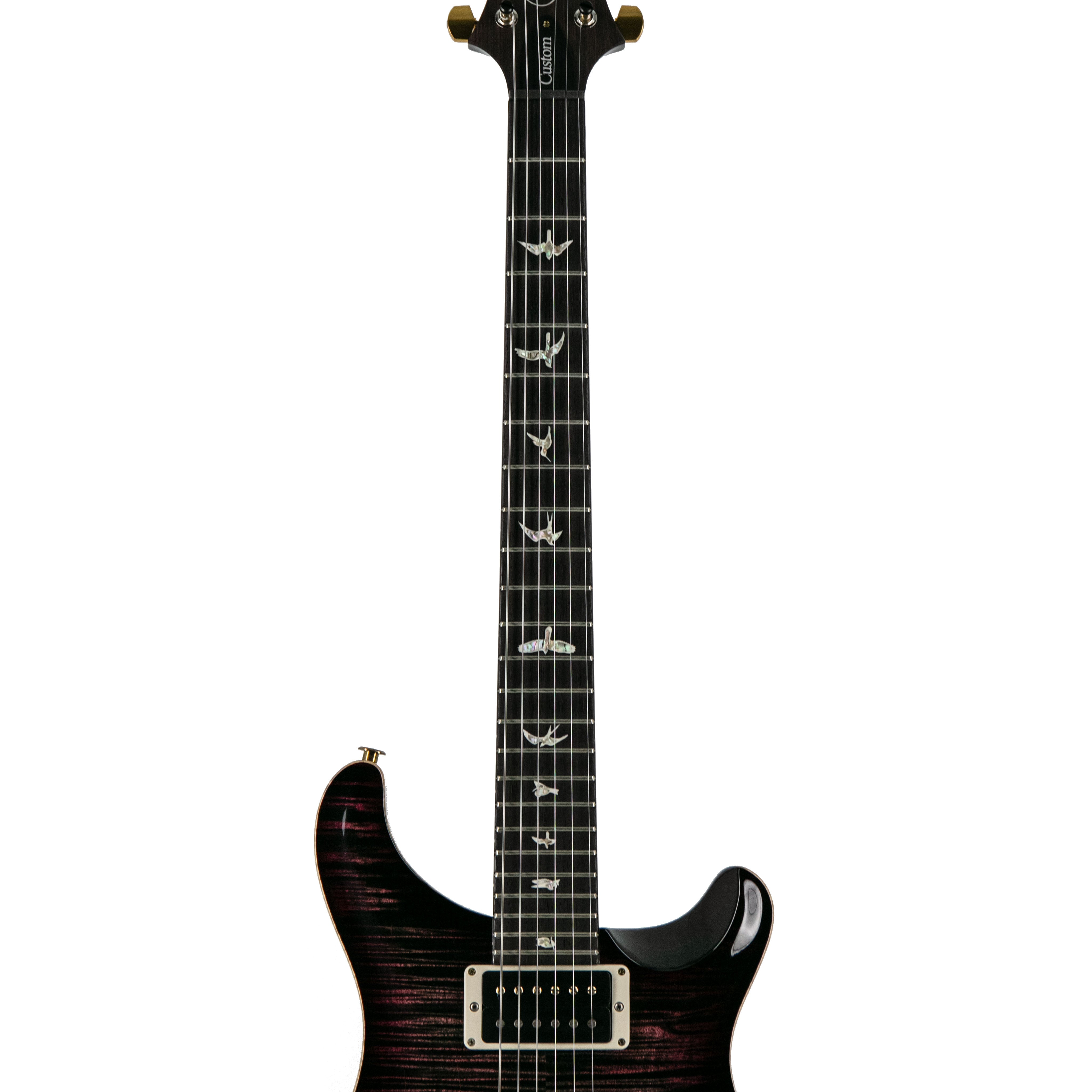 PRS Custom 24 Piezo 10 Top Electric Guitar w/Case, Dark Violet Smokewrap Burst |  PRS |  ELECTRIC GUITAR |  Zoso Music