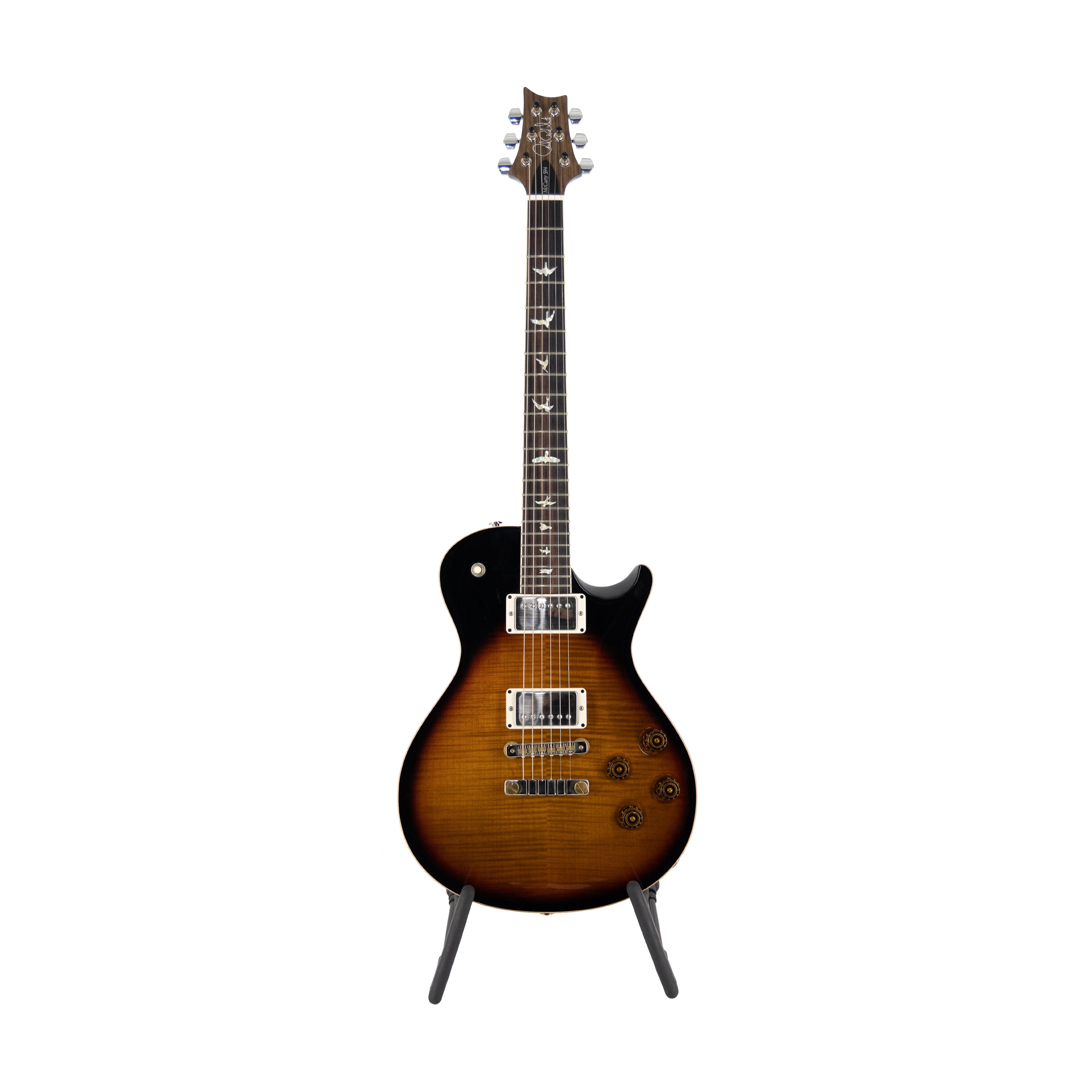 PRS McCarty 594 Singlecut Electric Guitar w/Case, Custom Color, Dark Amber Smokburst - Zoso Music
