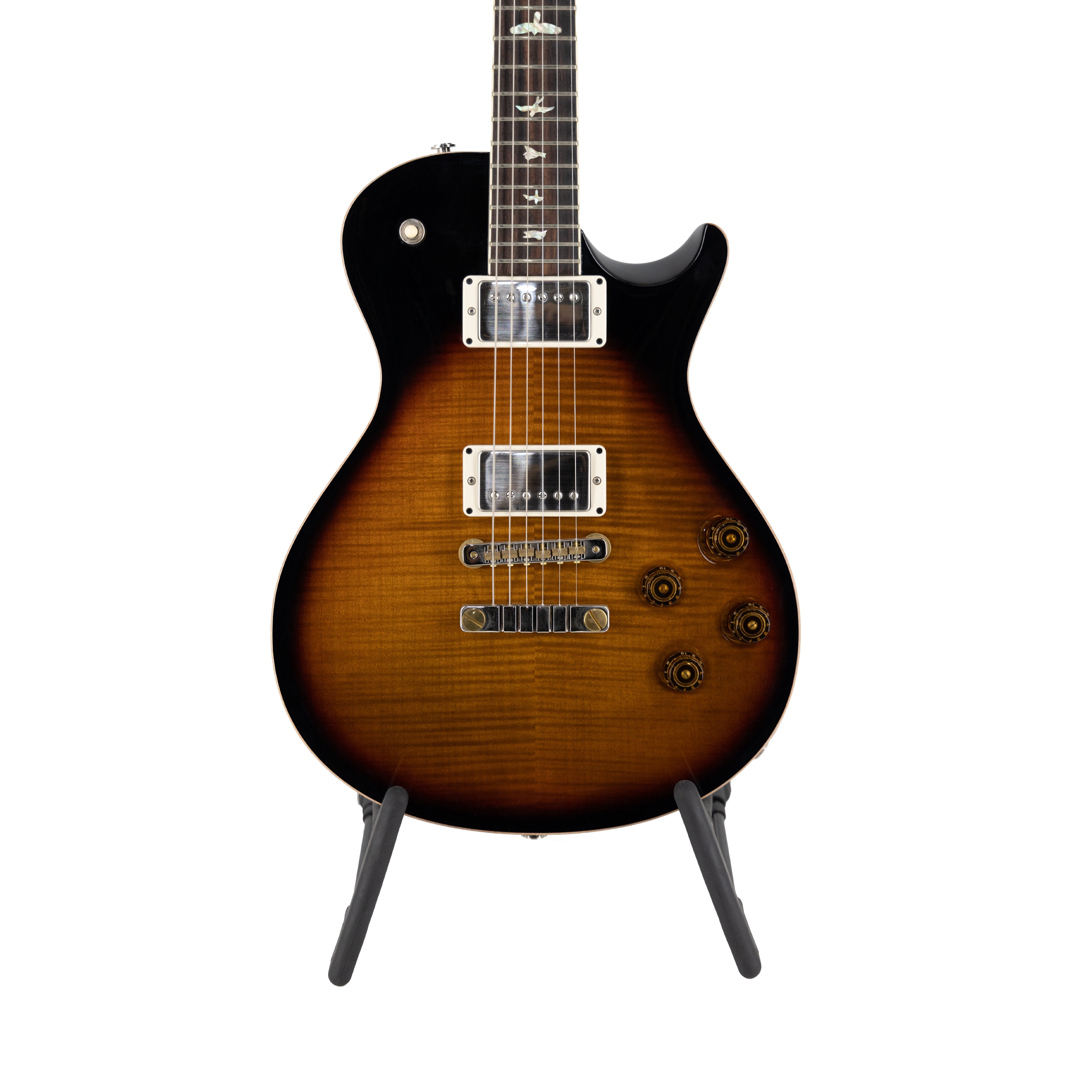 PRS McCarty 594 Singlecut Electric Guitar w/Case, Custom Color, Dark Amber Smokburst - Zoso Music