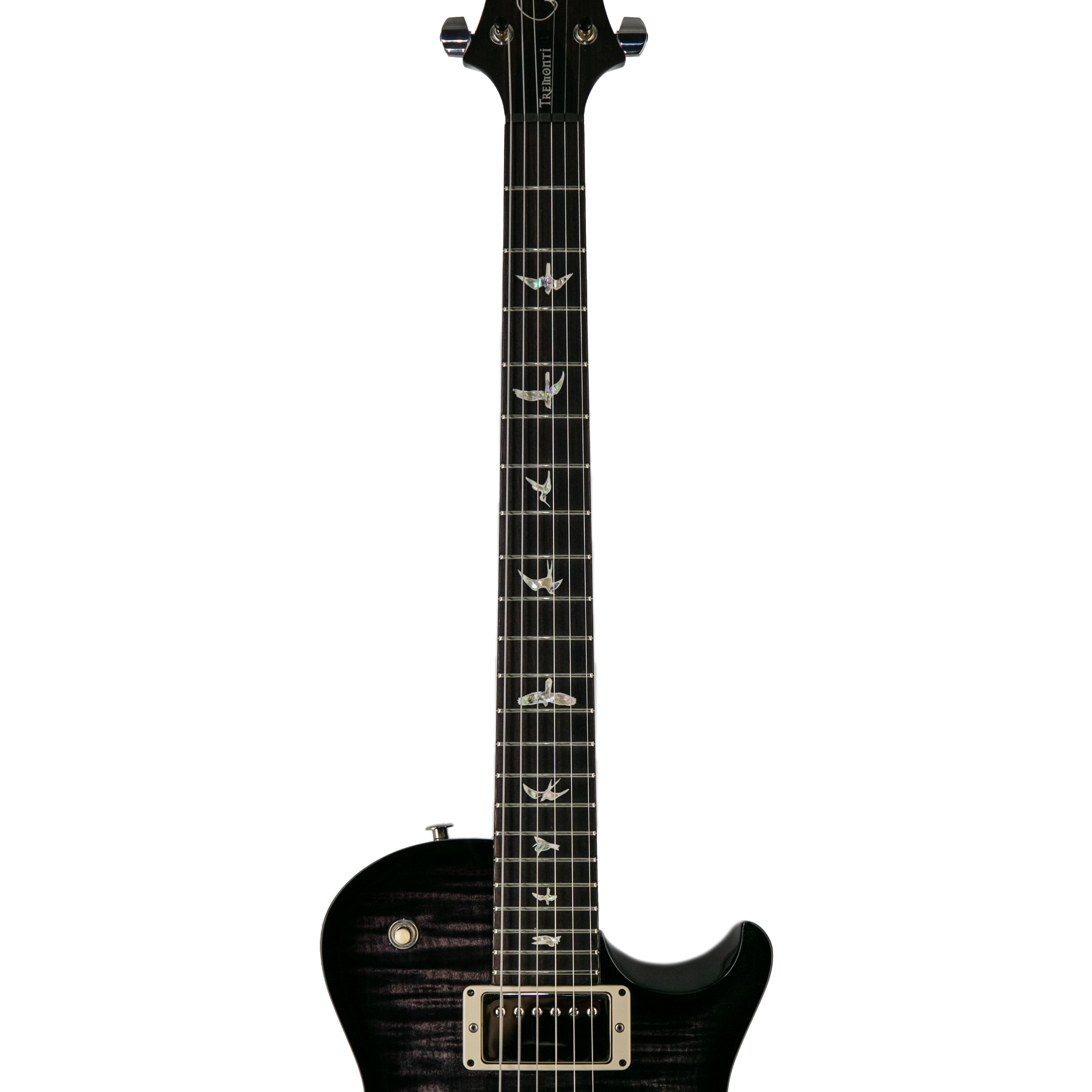 PRS Mark Tremonti Signature Electric Guitar w/Case, Custom Color, Purple Iris Black - Zoso Music