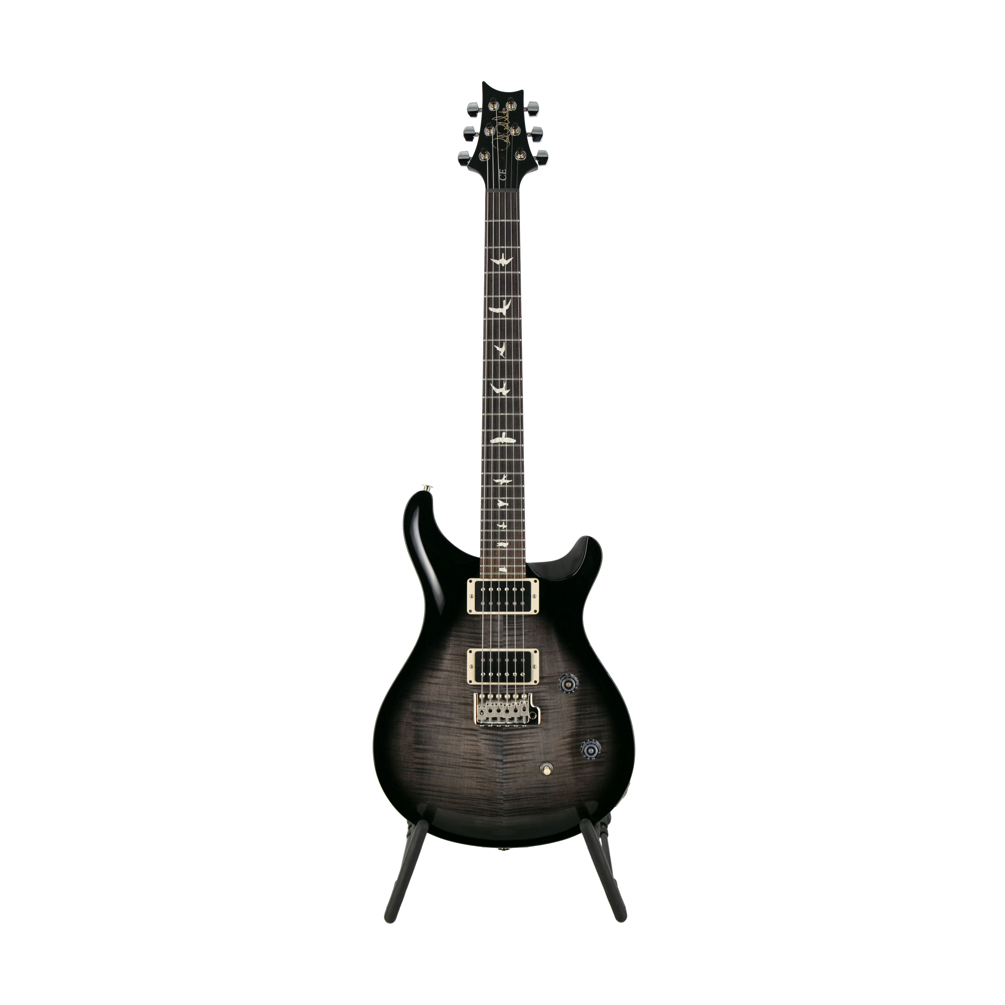 PRS CE24 Electric Guitar w/Bag, Custom Color, Charcoal Smokeburst - Zoso Music
