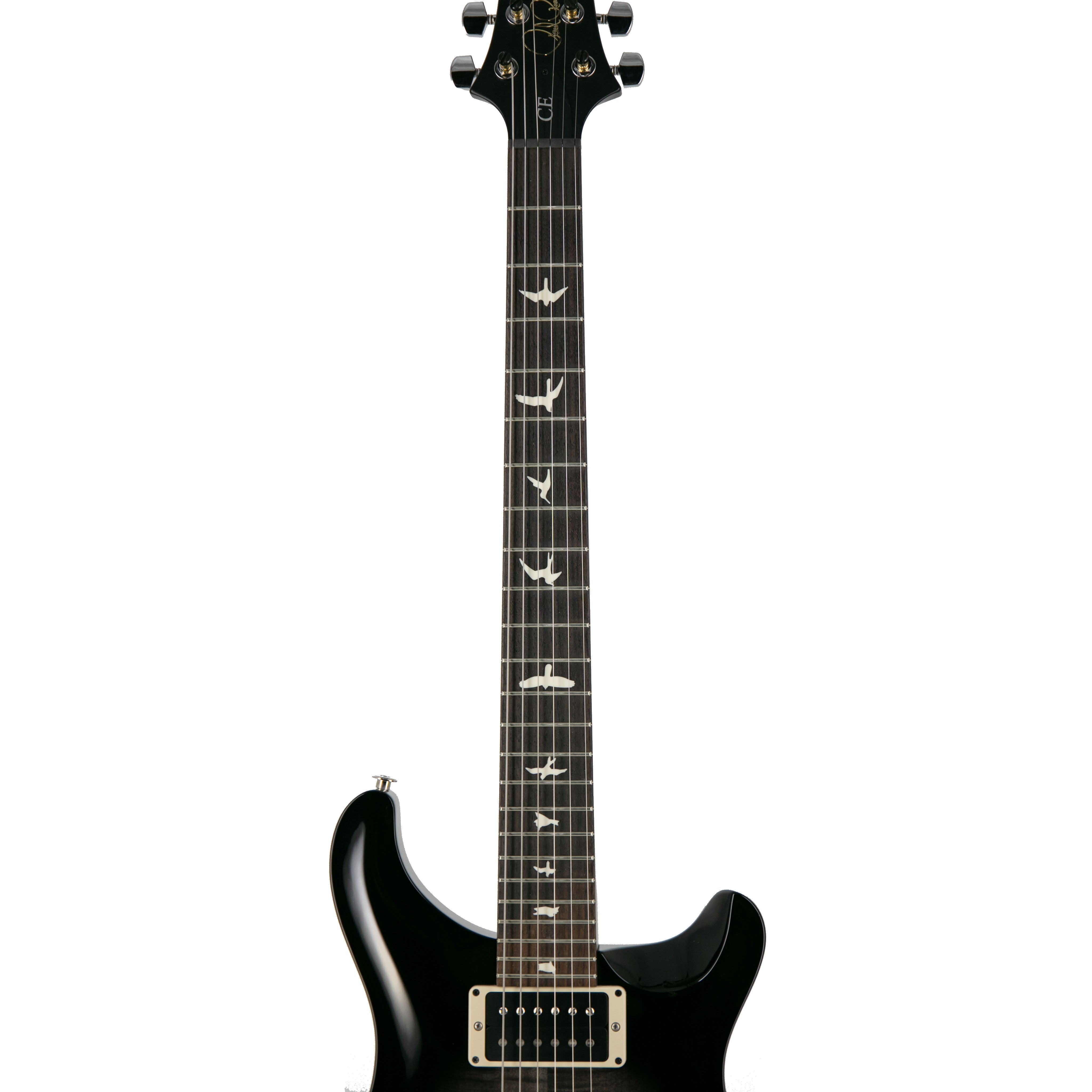 PRS CE24 Electric Guitar w/Bag, Custom Color, Charcoal Smokeburst - Zoso Music