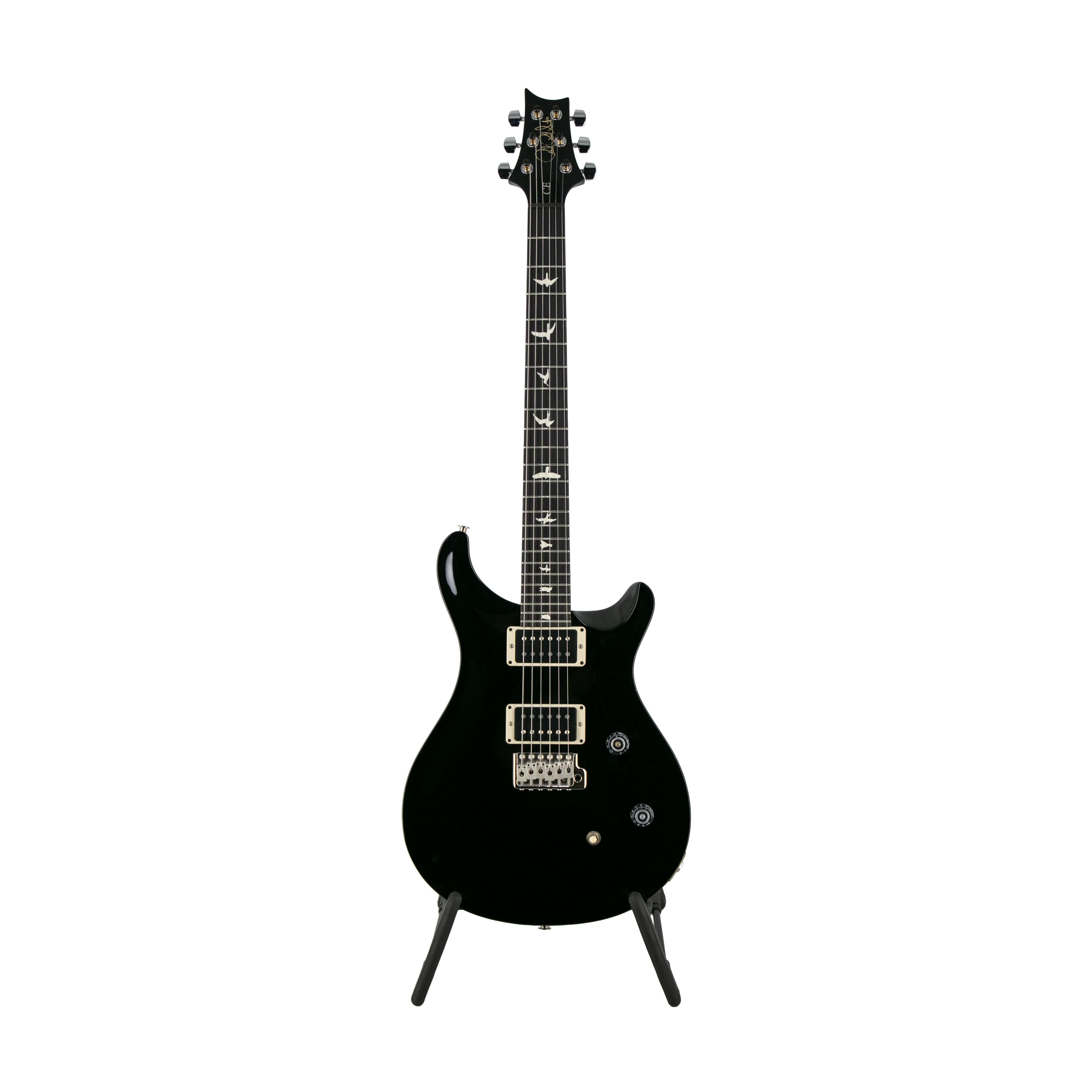 PRS CE24 Electric Guitar w/Bag, Custom Color, Black - Zoso Music