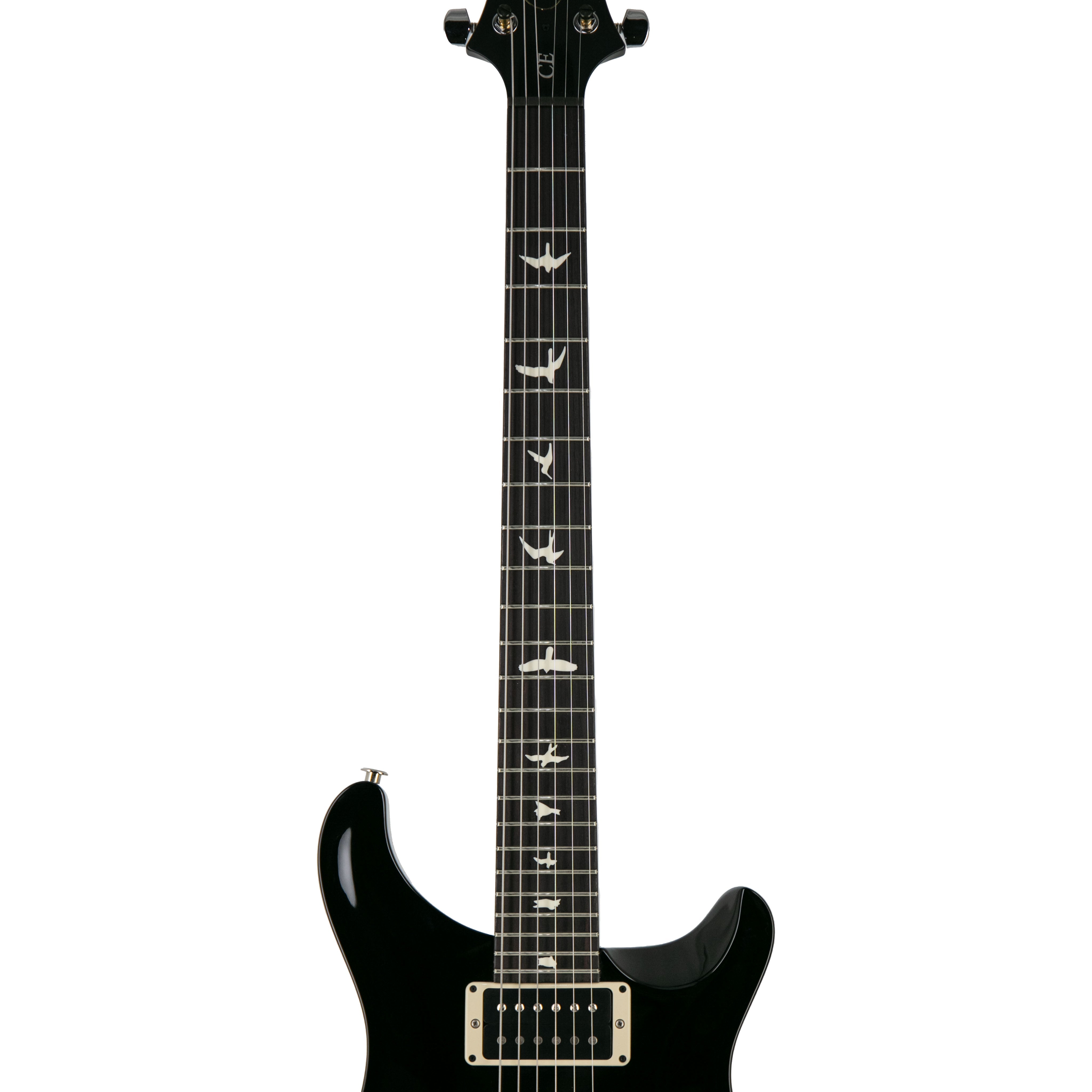PRS CE24 Electric Guitar w/Bag, Custom Color, Black - Zoso Music