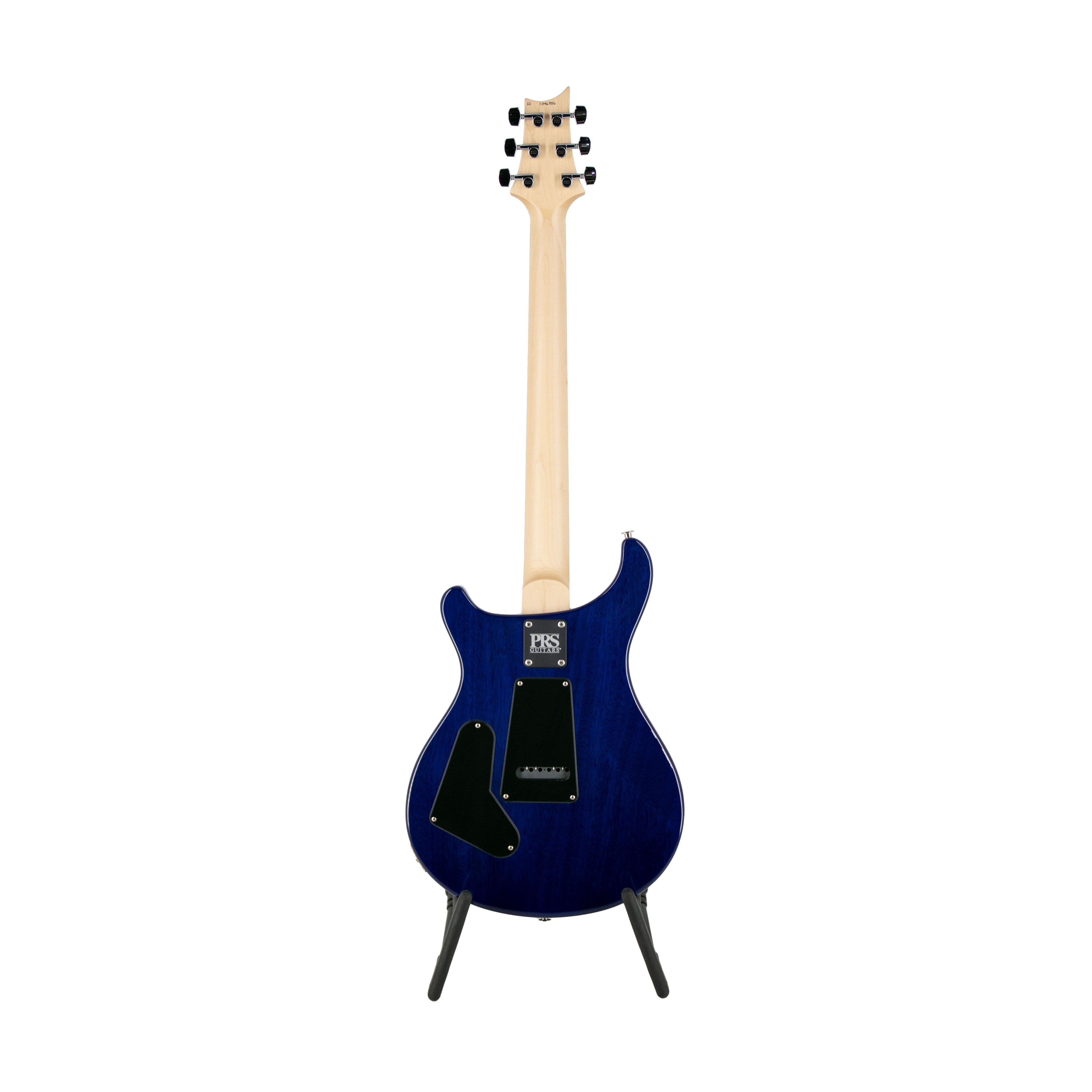 PRS CE24 Semi-Hollow Electric Guitar w/Bag, Custom Color, Blue Matteo Burst - Zoso Music