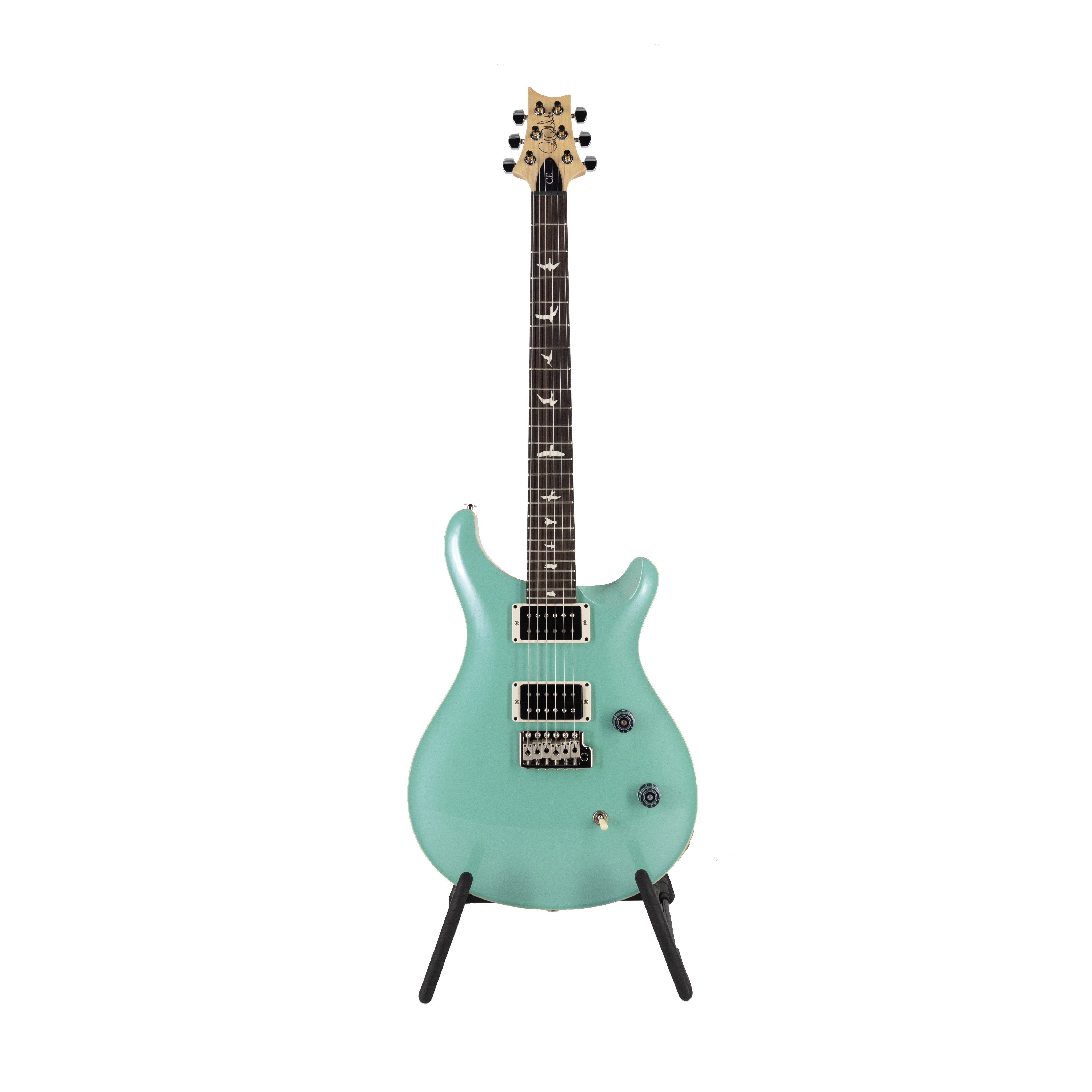 PRS CE24 Electric Guitar w/Bag, Custom Color, Frost Green Metallic - Zoso Music