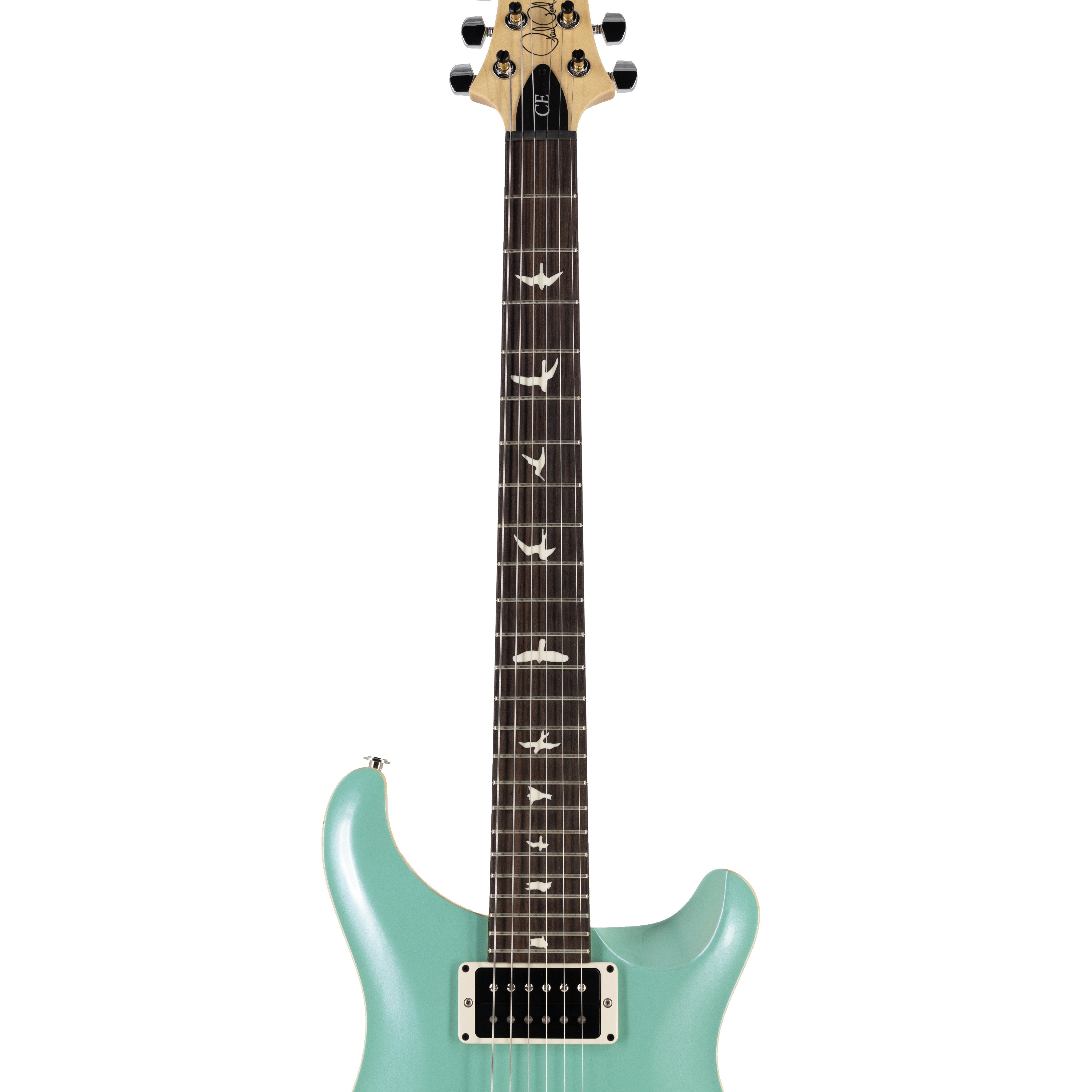 PRS CE24 Electric Guitar w/Bag, Custom Color, Frost Green Metallic - Zoso Music