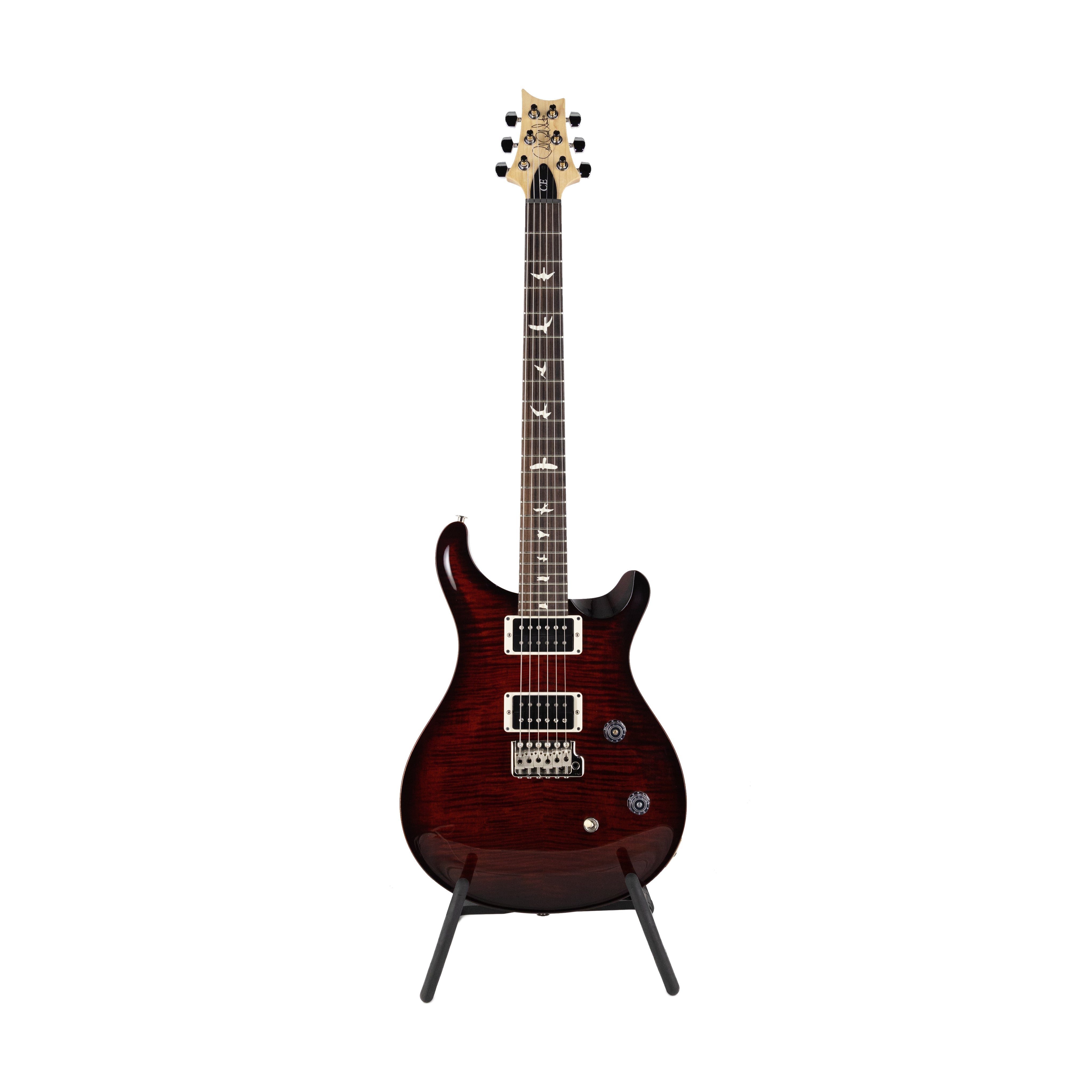 PRS CE24 Electric Guitar w/Bag, Custom Color, Fire Red Wrap Burst - Zoso Music