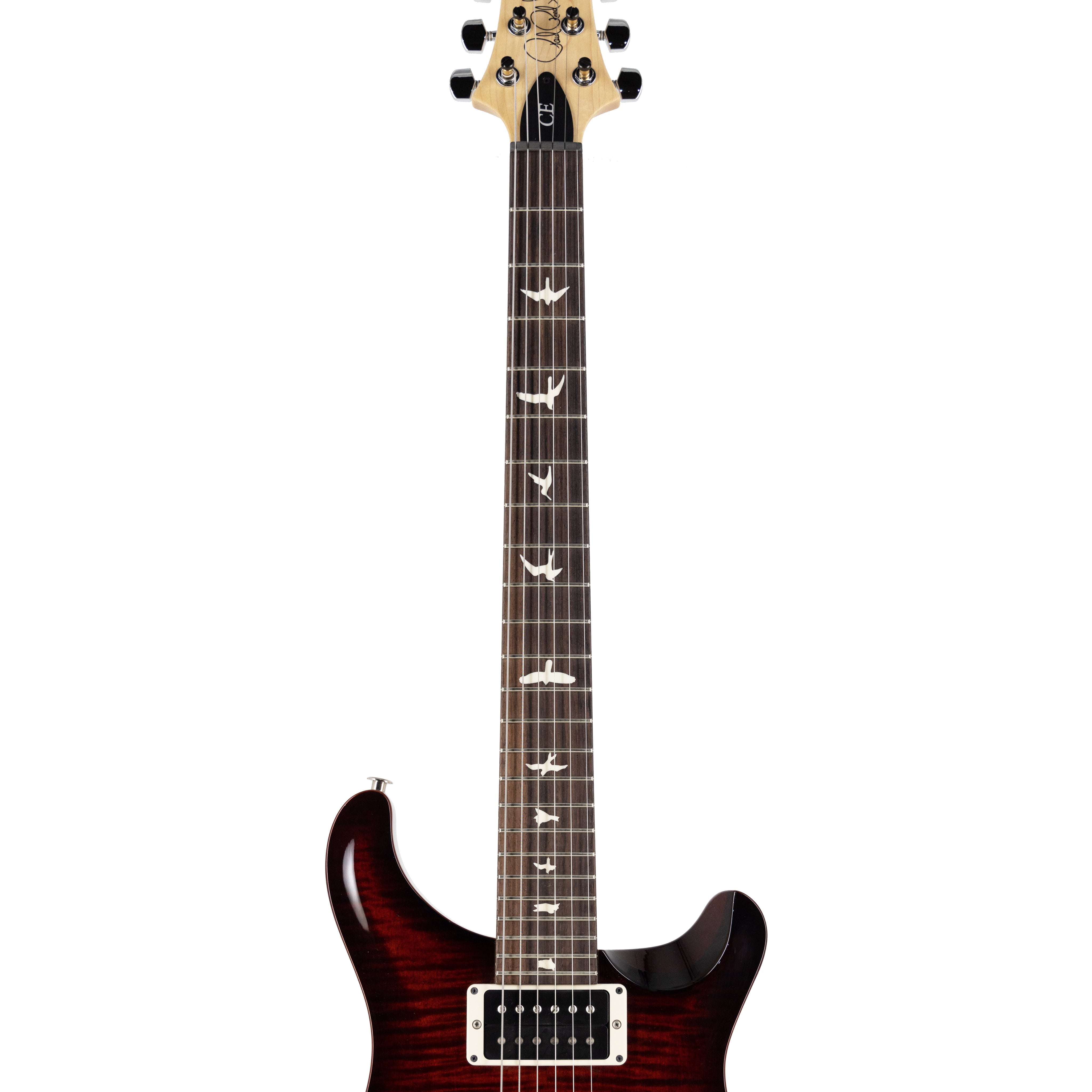 PRS CE24 Electric Guitar w/Bag, Custom Color, Fire Red Wrap Burst - Zoso Music
