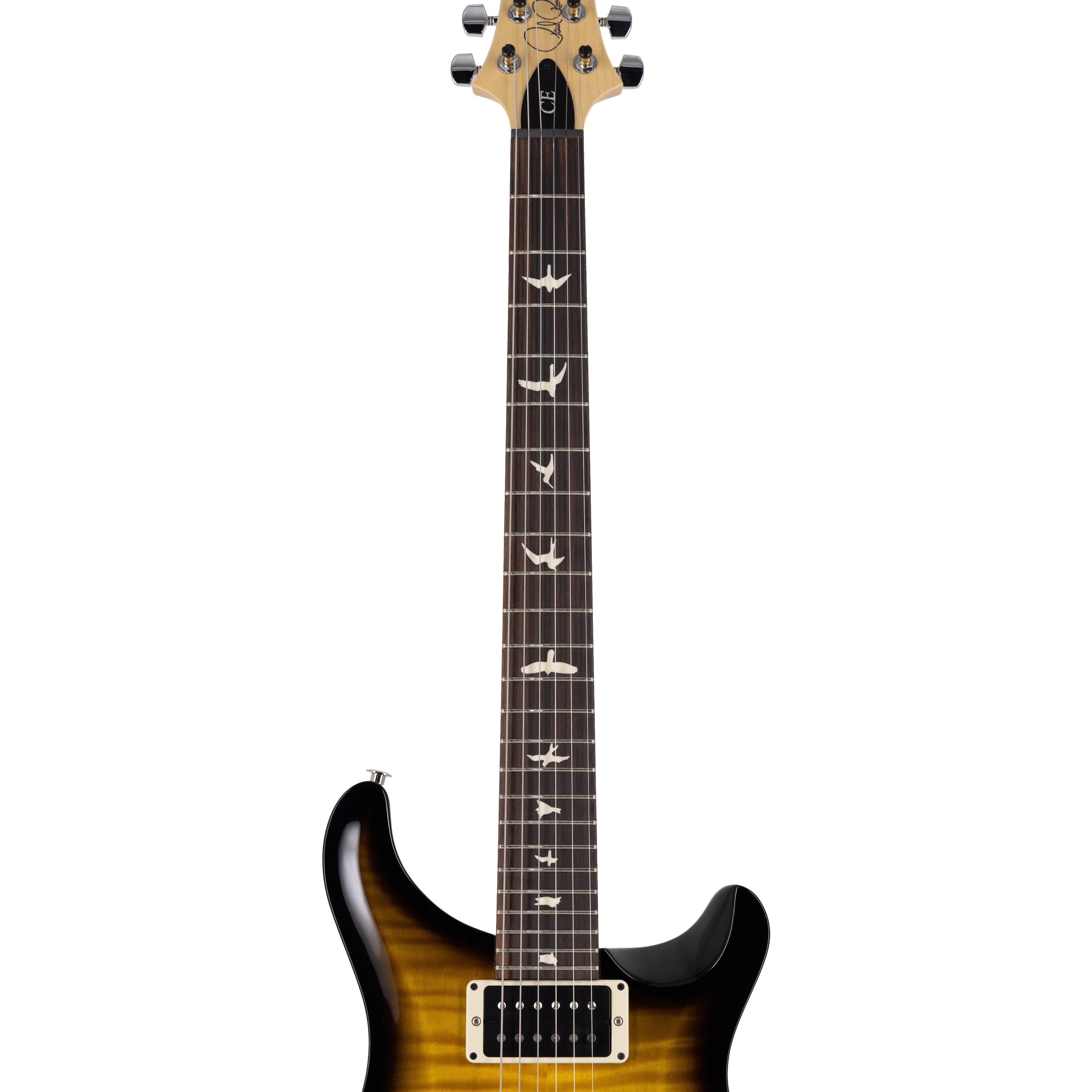 PRS CE24 Electric Guitar w/Bag, Custom Color, Amber Smokeburst (104147-CC-MC5-0338686) - Zoso Music