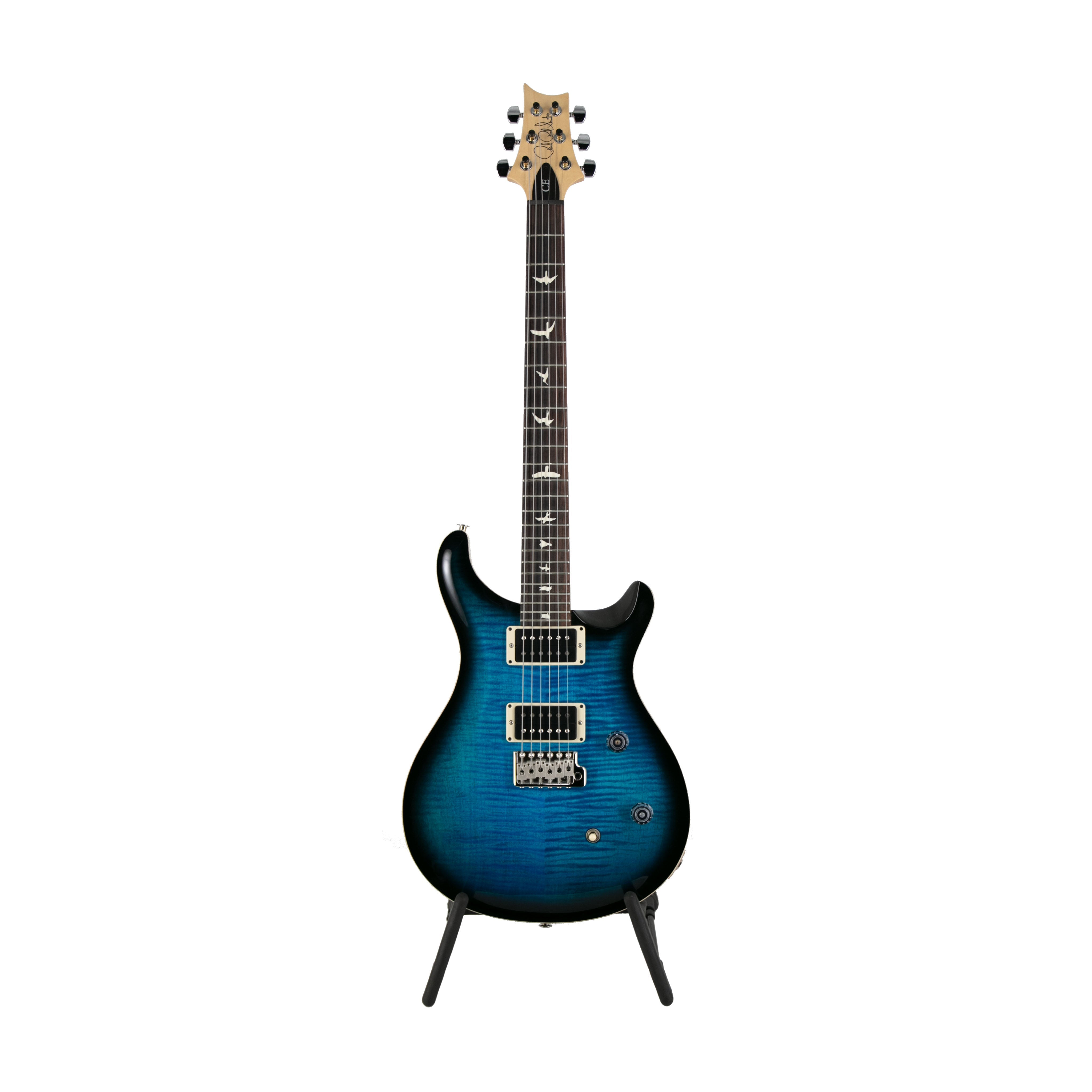 PRS CE24 Electric Guitar w/Bag, Custom Color, Whale Blue Smokeburst - Zoso Music