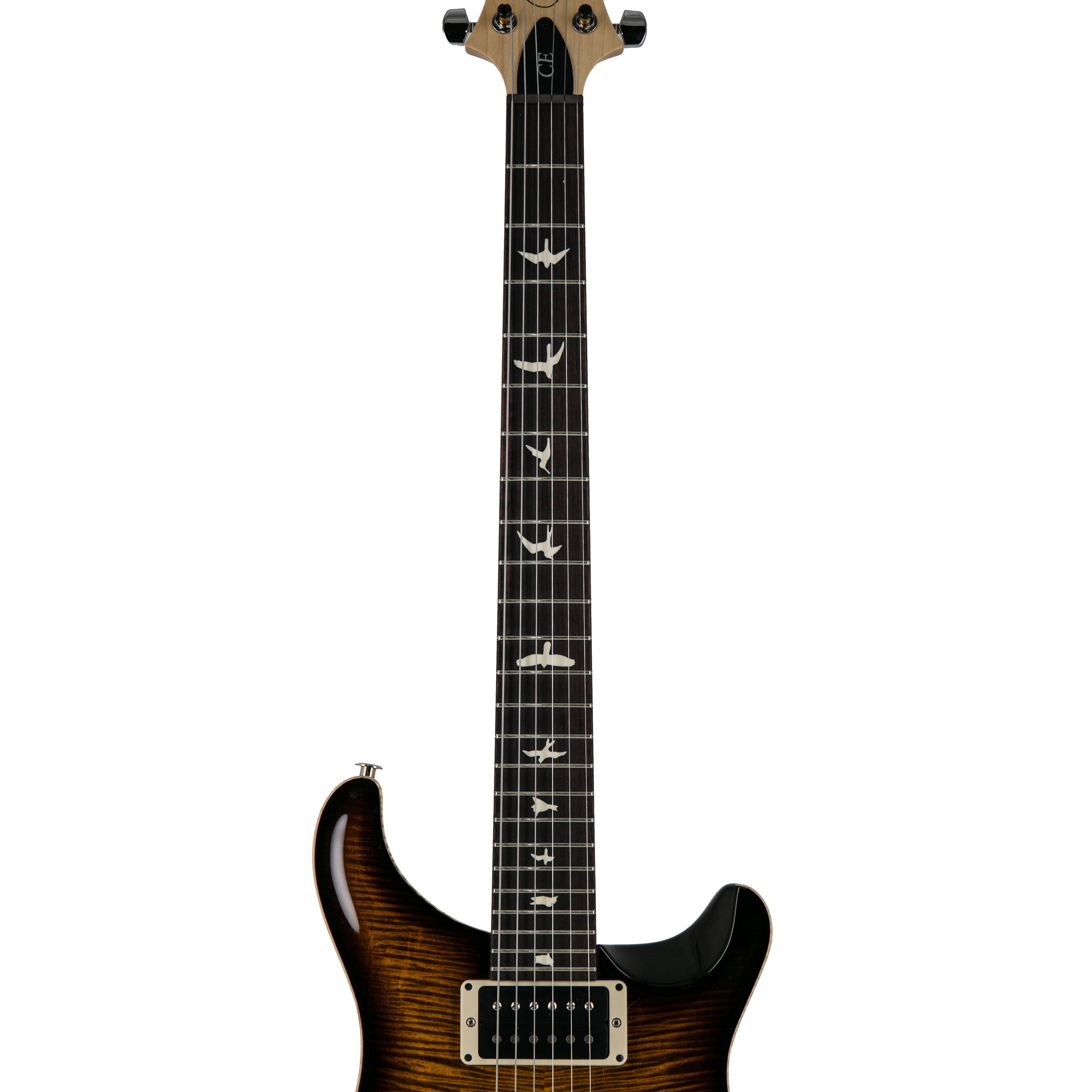 PRS CE24 Electric Guitar w/Bag, Custom Color, Amber Smokeburst - Zoso Music