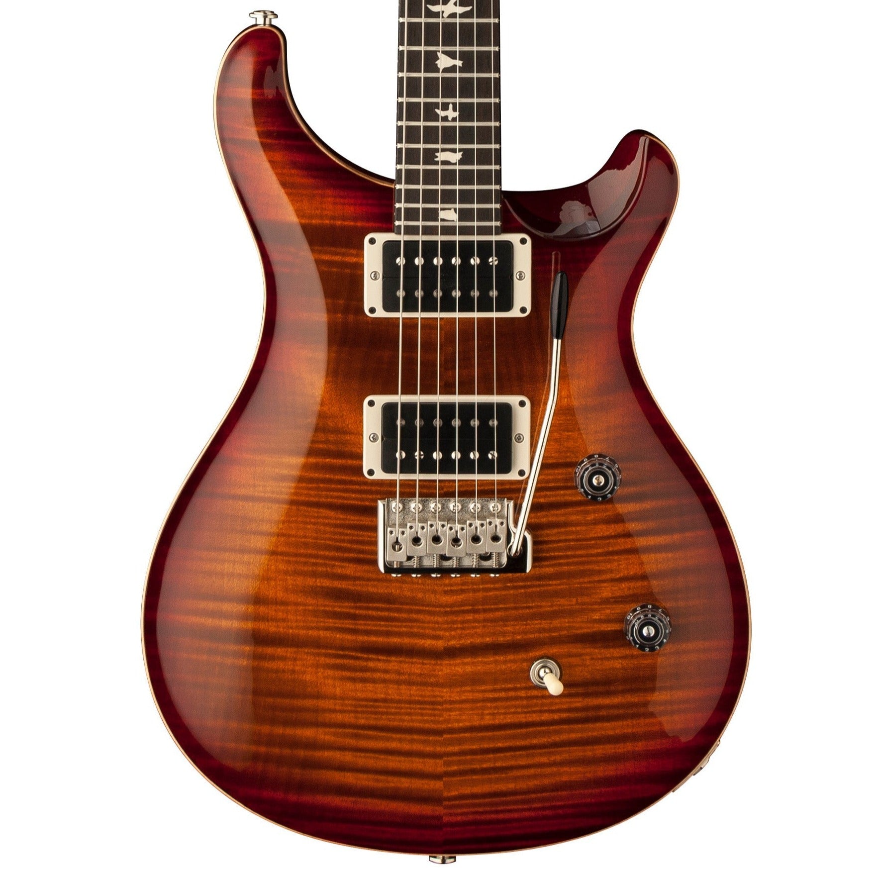 PRS CE24 Electric Guitar w/Bag, Dark Cherry Sunburst | Zoso Music Sdn Bhd