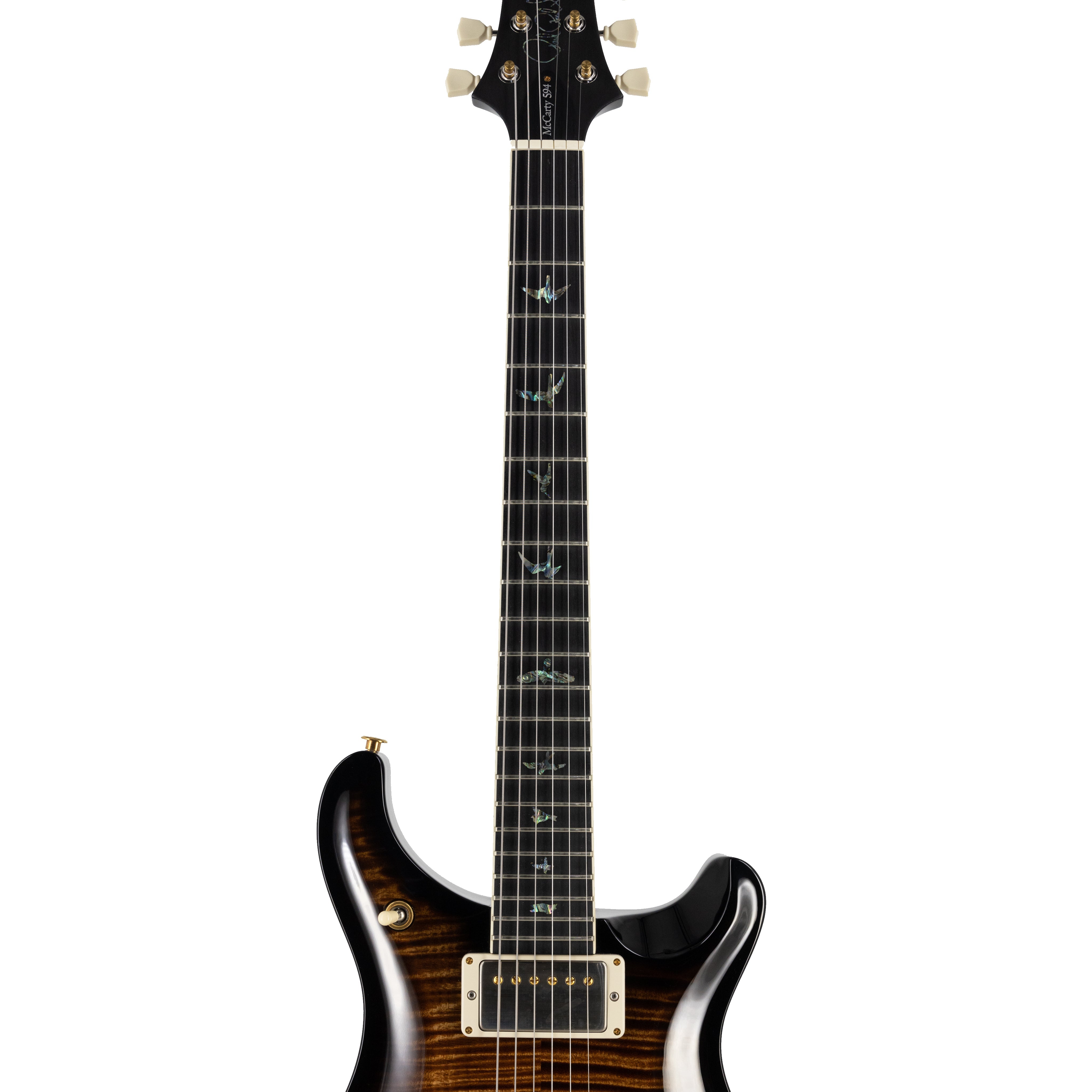 PRS McCarty 594 Hollowbody II Artist Package Electric Guitar, Black Gold Wrap Burst - Zoso Music