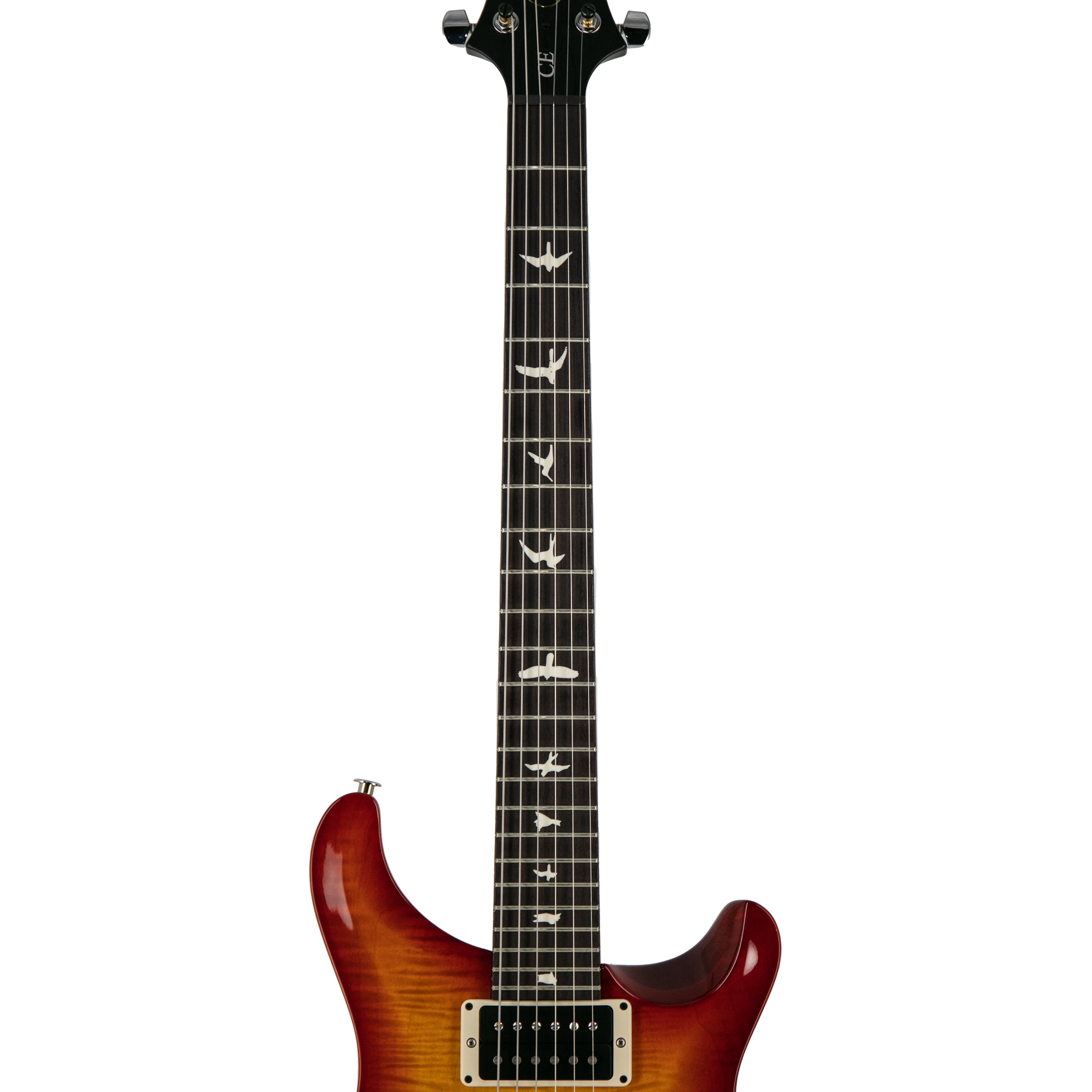 PRS CE24 Semi-Hollow Electric Guitar w/Bag, Custom Color, Cherry Sunburst - Zoso Music