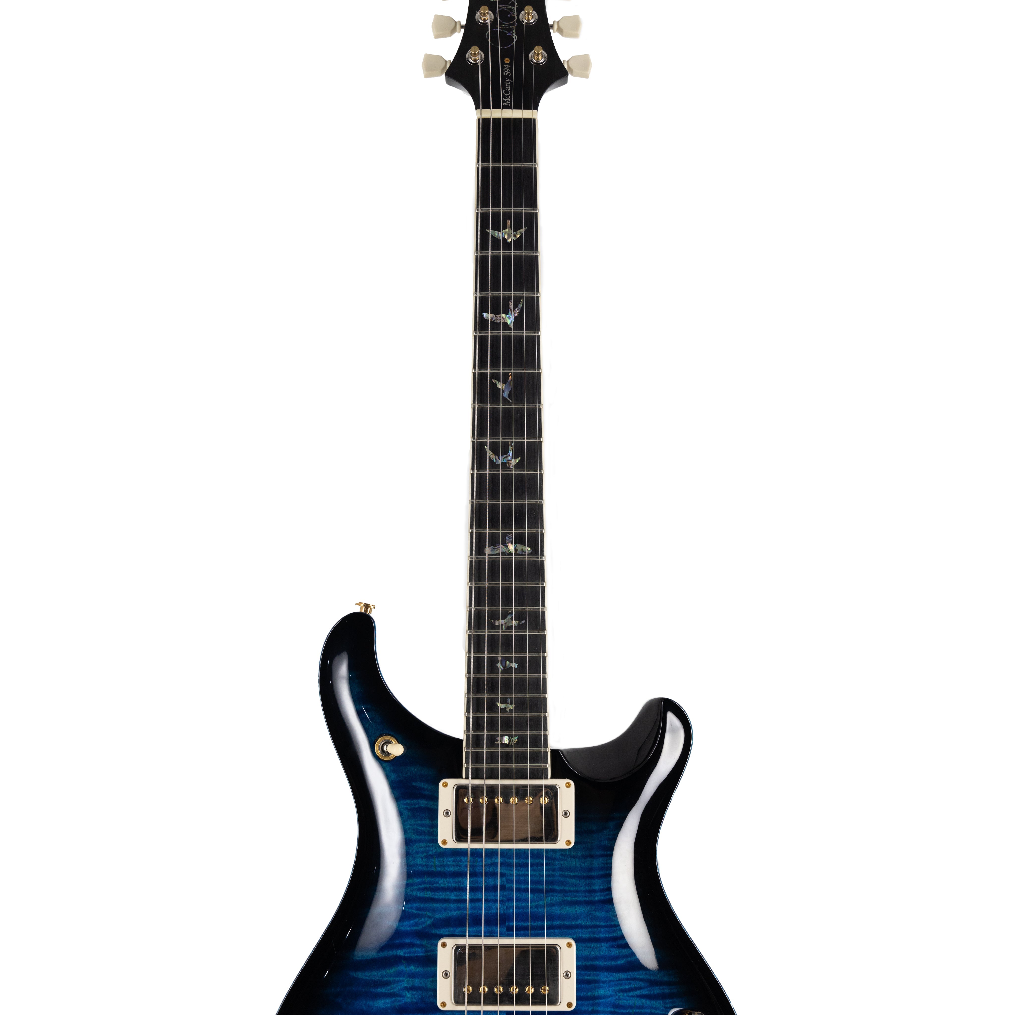 PRS McCarty 594 w/Case, Artist Package w/Ebony FB, Cobalt Blue Smokeburst/Blue Binding - Zoso Music