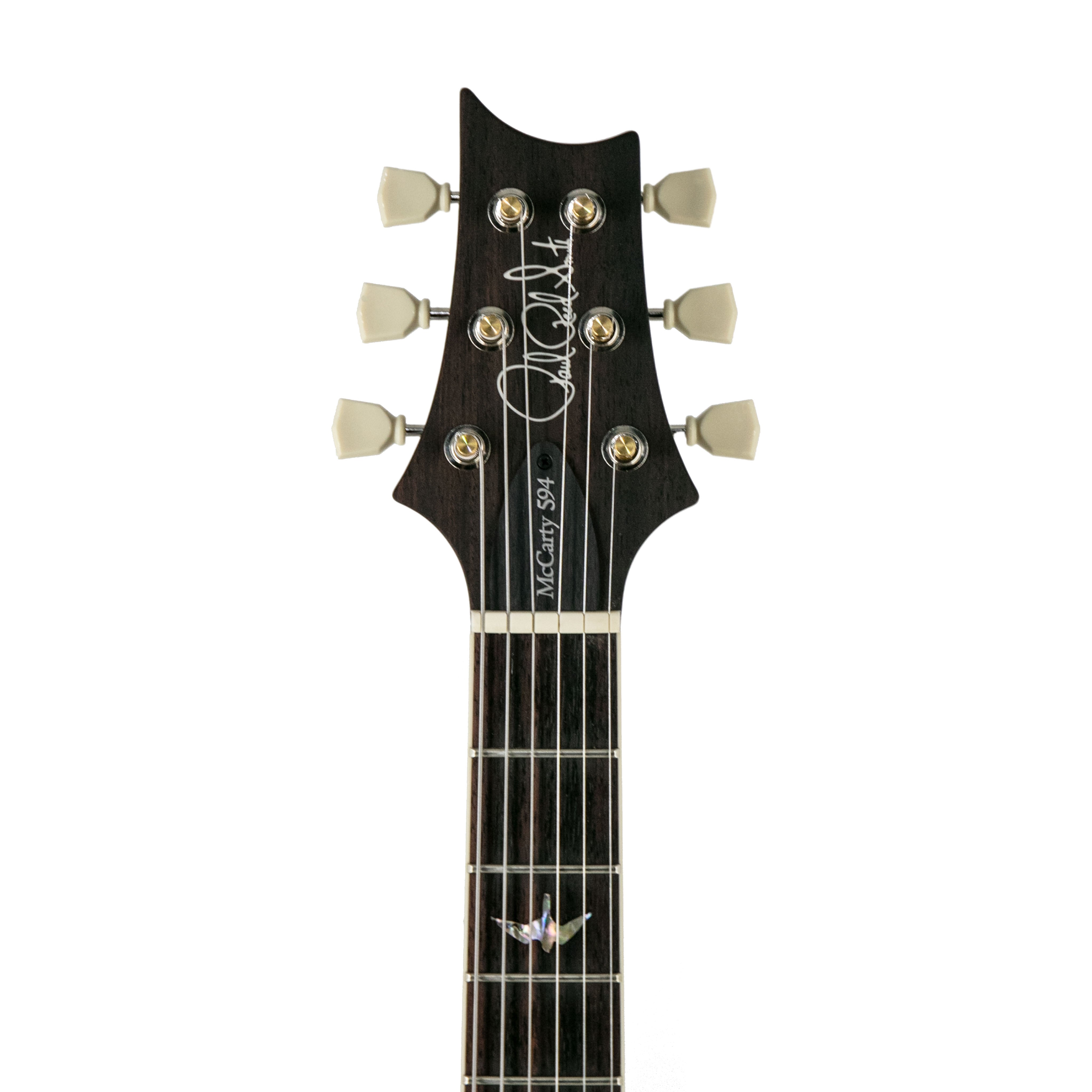 PRS McCarty Hollowbody 594 Electric Guitar w/Case, Custom Color, Black Gold Smokewrap Burst - Zoso Music