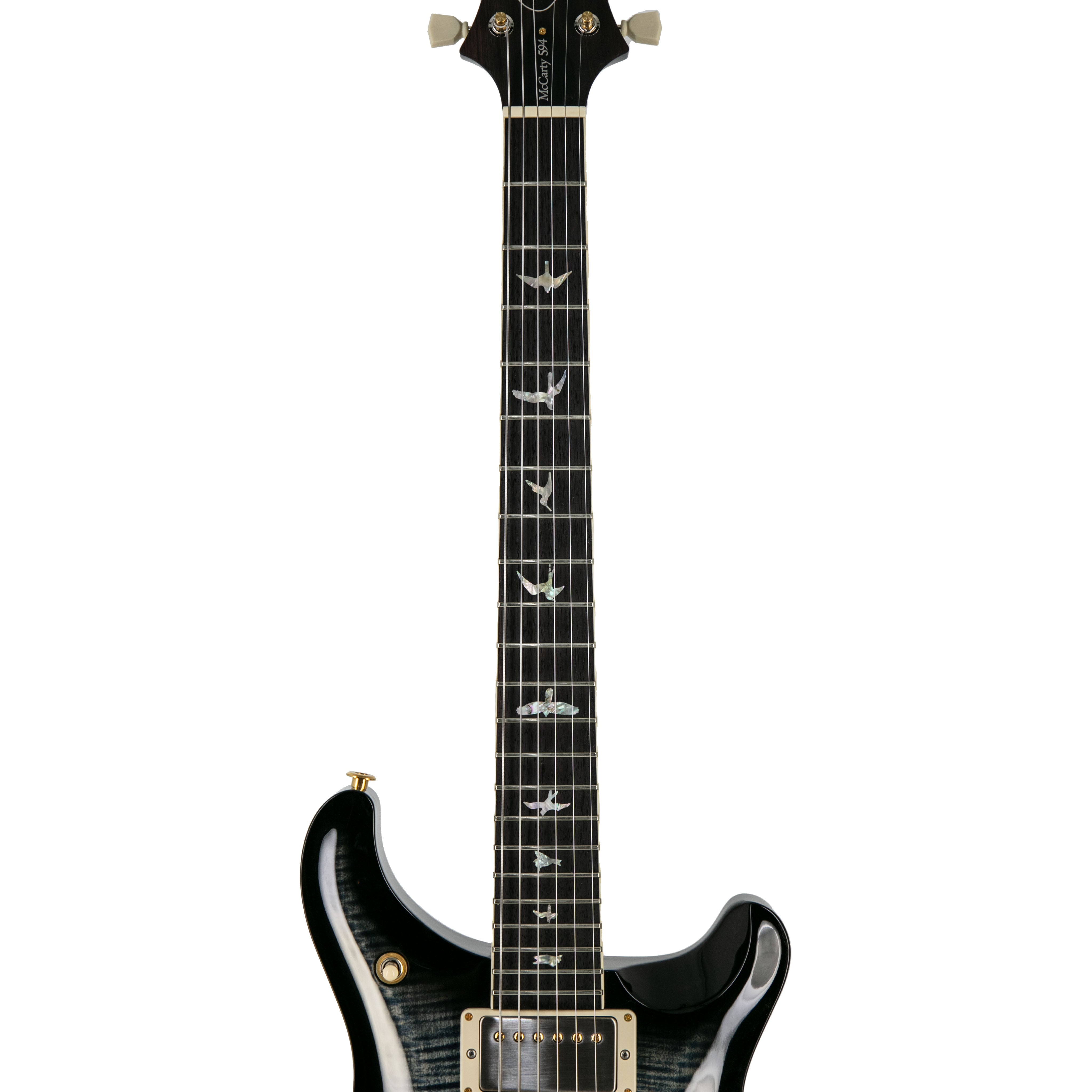 PRS McCarty 594 Hollowbody II 10-Top Electric Guitar, Custom Color, Charcoal Smokeburst - Zoso Music