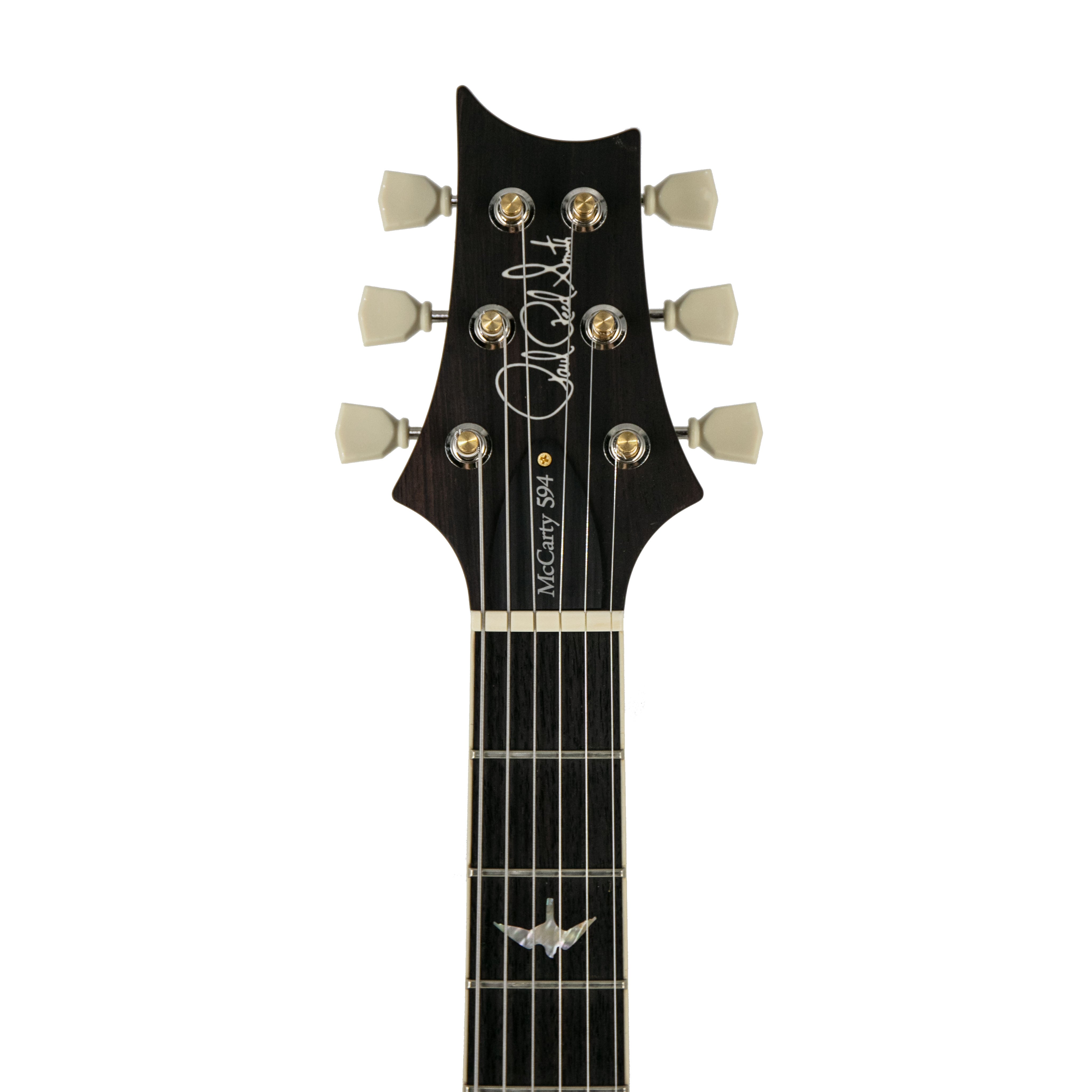 PRS McCarty 594 Hollowbody II 10-Top Electric Guitar, Custom Color, Charcoal Smokeburst - Zoso Music