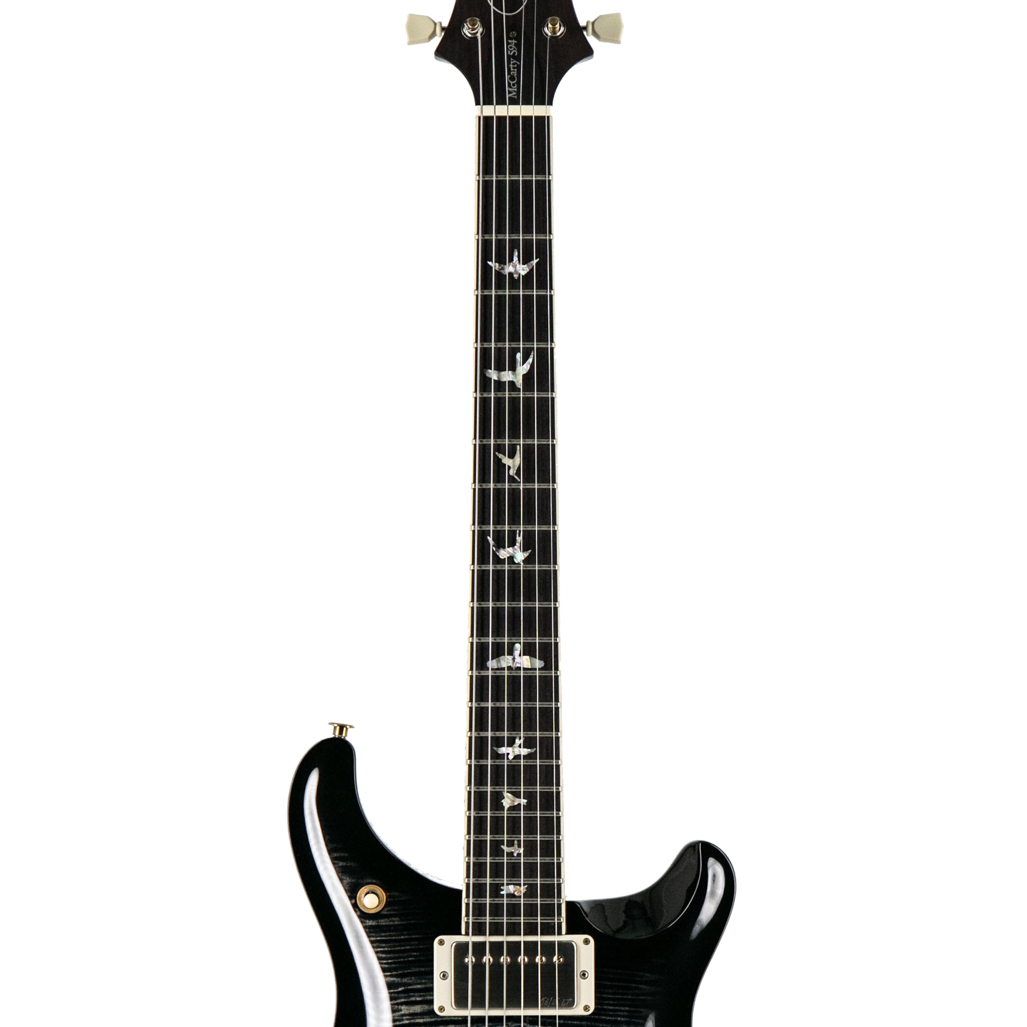 PRS McCarty 594 Hollowbody II 10-Top Electric Guitar, Custom Color, Faded Whale Blue Smokeburst |  PRS |  ELECTRIC GUITAR |  Zoso Music