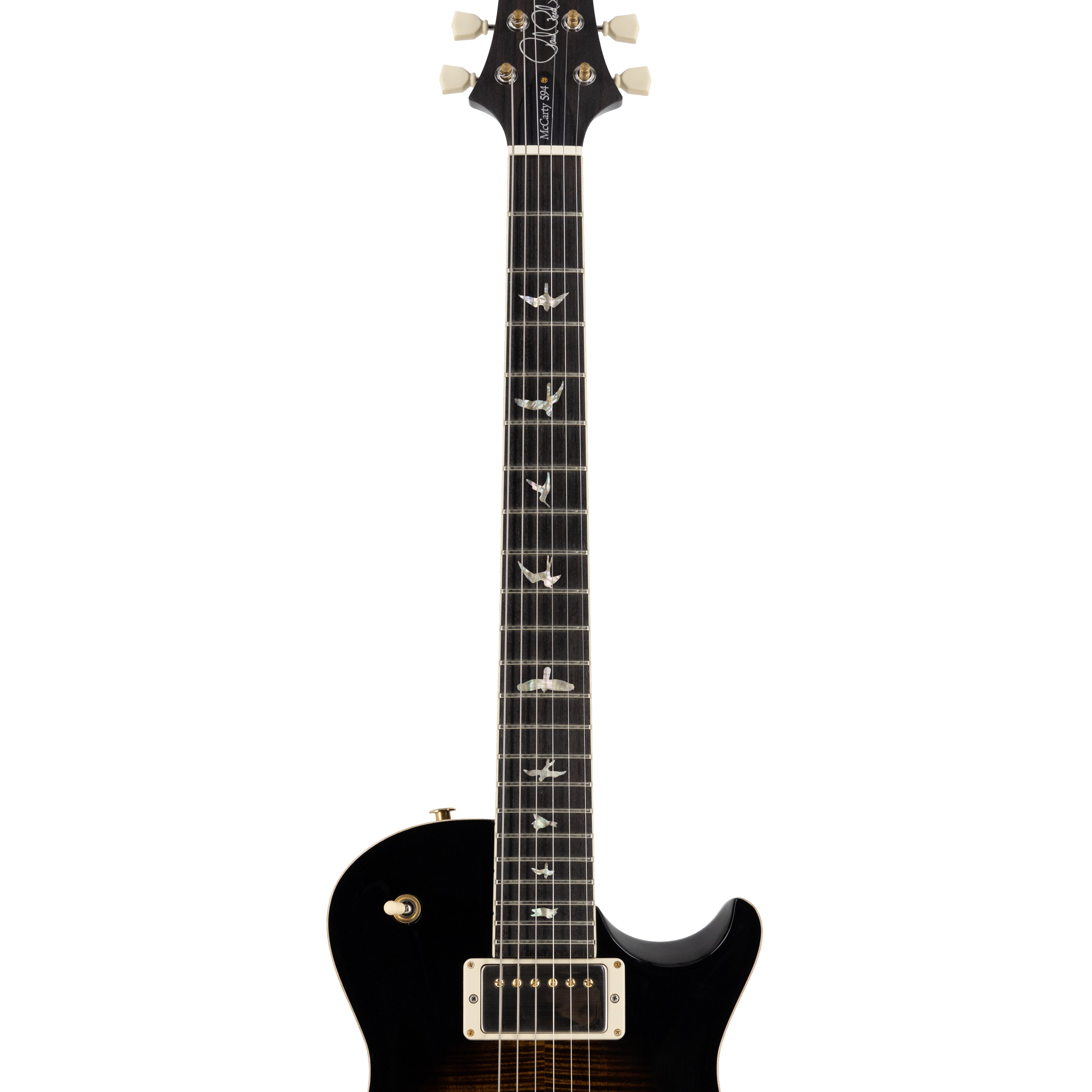 PRS McCarty Singlecut 594 10-Top Electric Guitar w/Bag, Custom Color, Black Gold Wrapburst - Zoso Music