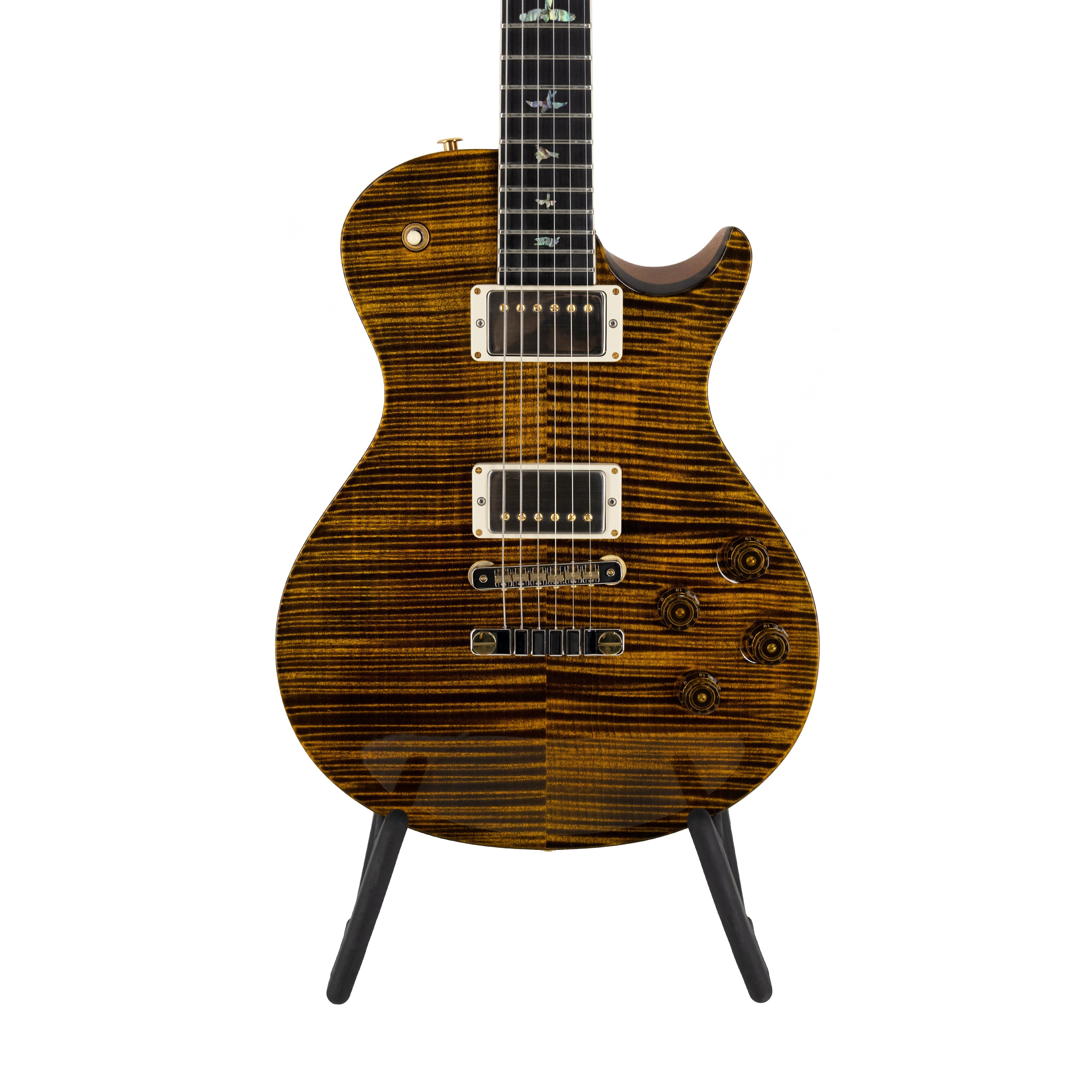 PRS McCarty Singlecut 594 Artist Package Electric Guitar, Custom Color, Yellow Tiger - Zoso Music